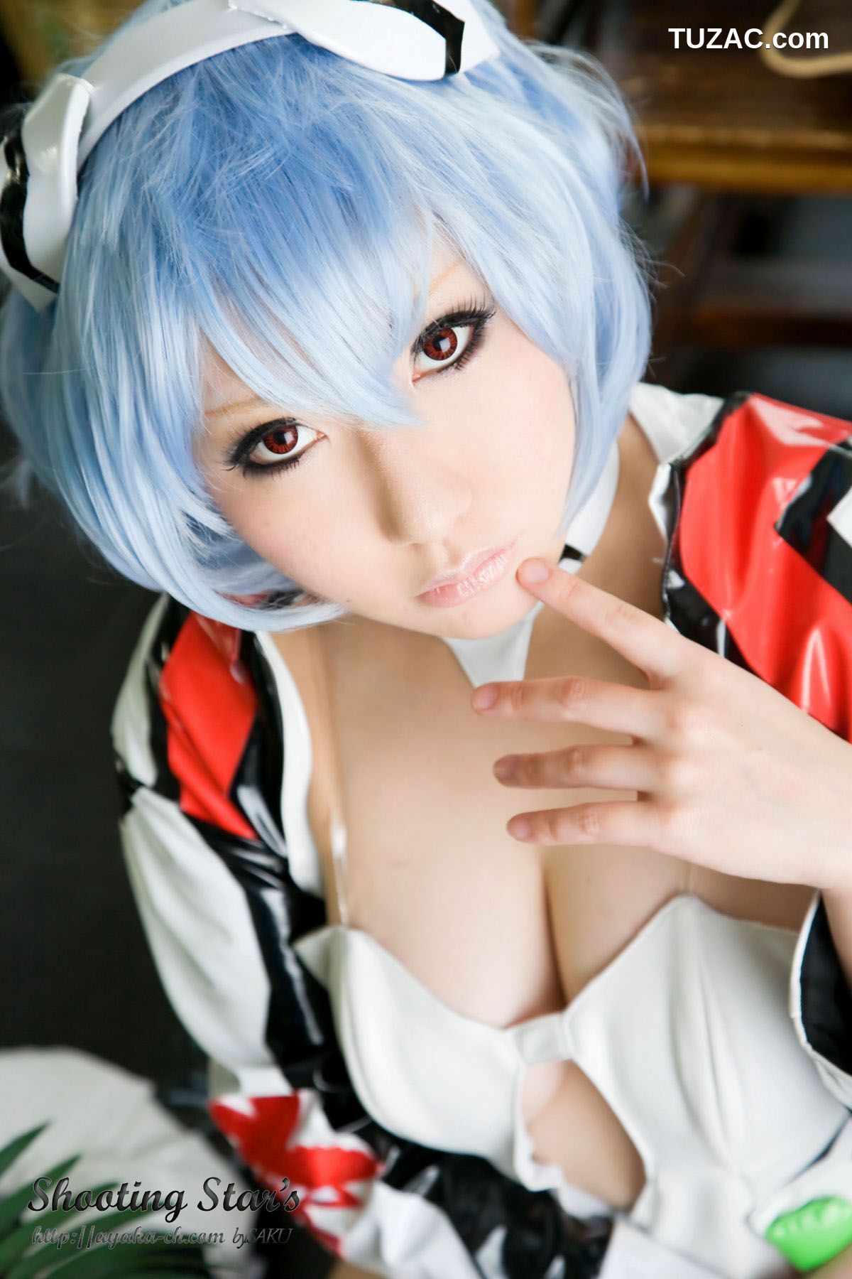 日本CosPlay_サク (绫香) 《Shinseiki Evangelion》Ayanami Rei 写真集[130P]