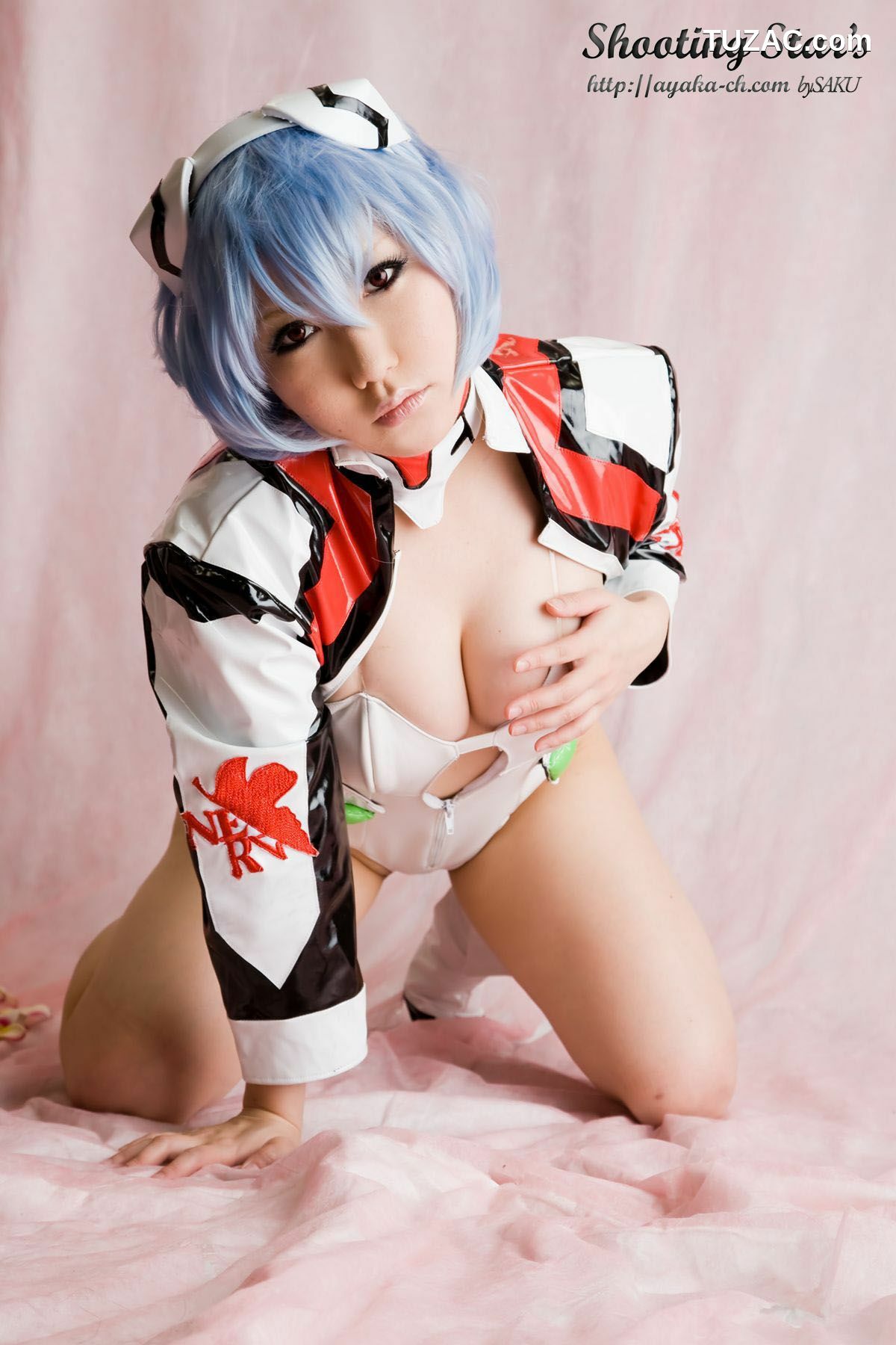 日本CosPlay_サク (绫香) 《Shinseiki Evangelion》Ayanami Rei 写真集[130P]