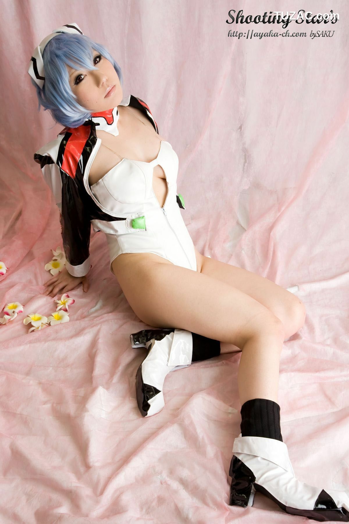 日本CosPlay_サク (绫香) 《Shinseiki Evangelion》Ayanami Rei 写真集[130P]