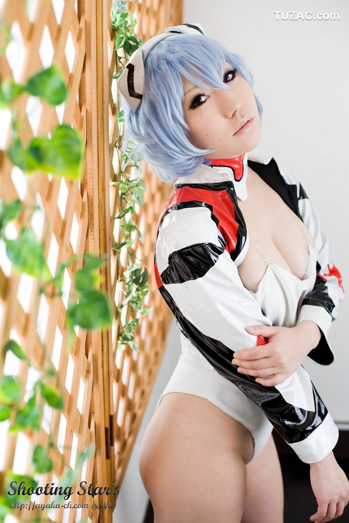 日本CosPlay_サク (绫香) 《Shinseiki Evangelion》Ayanami Rei 写真集[130P]