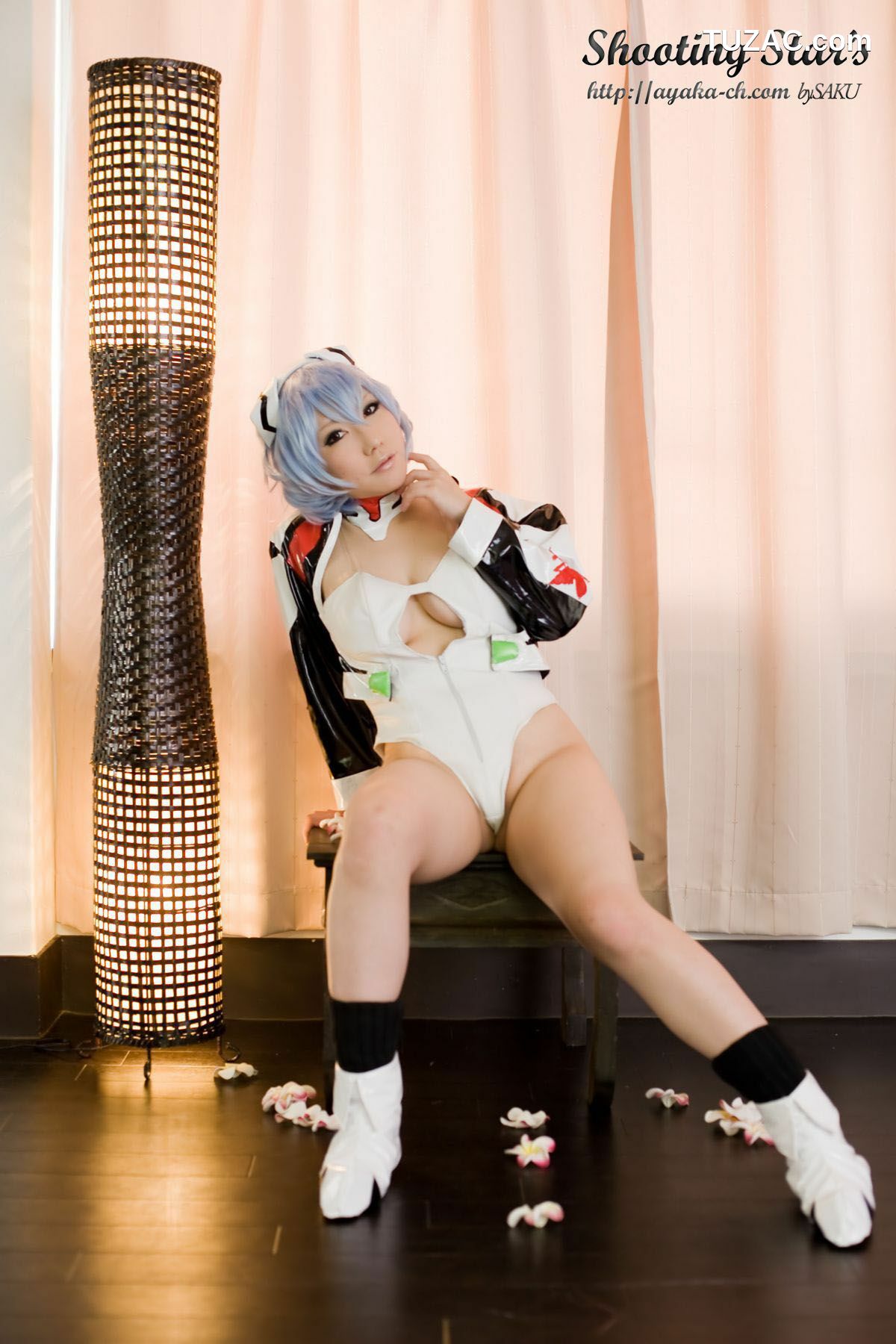 日本CosPlay_サク (绫香) 《Shinseiki Evangelion》Ayanami Rei 写真集[130P]