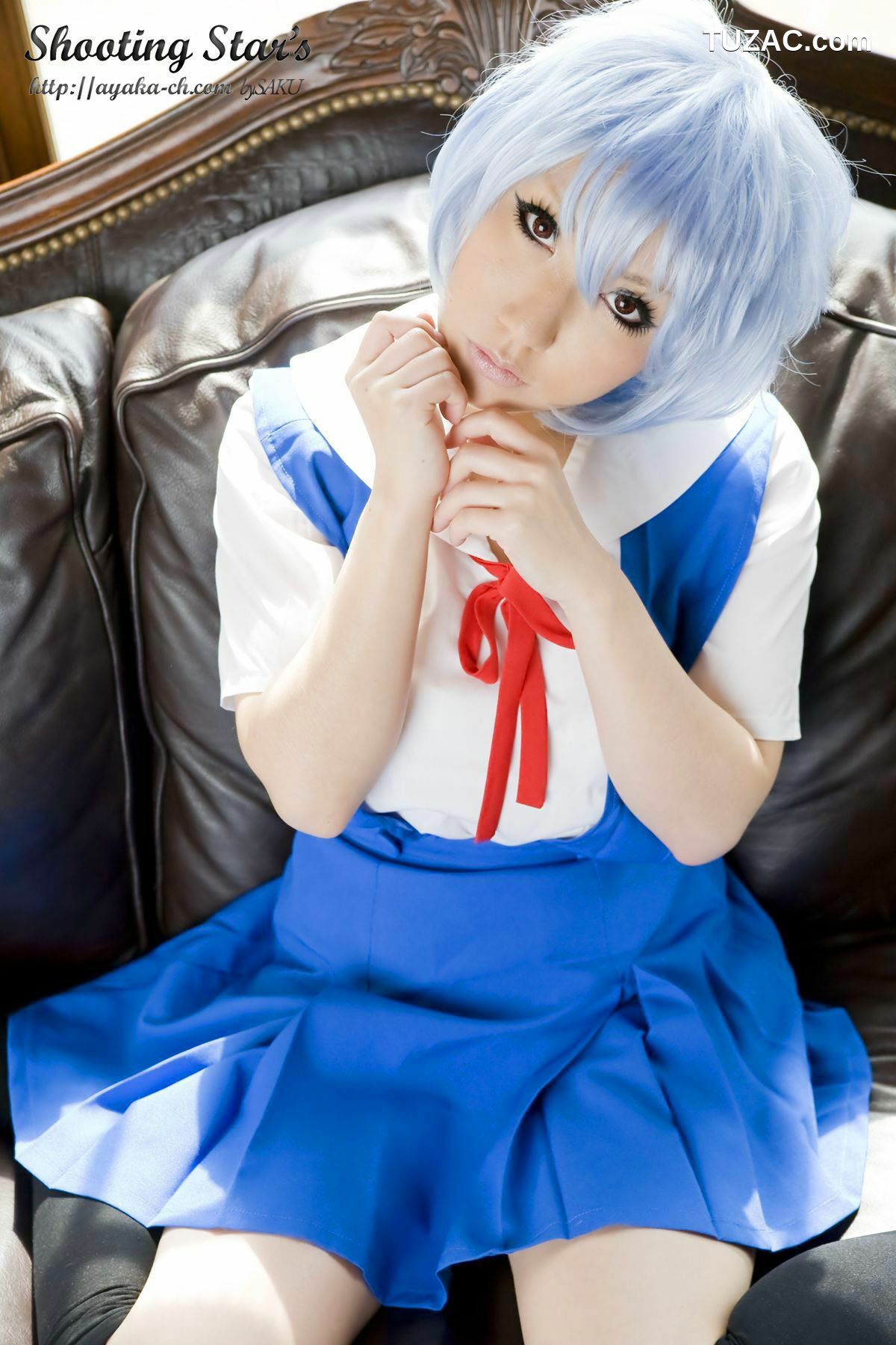 日本CosPlay_サク (绫香) 《Shinseiki Evangelion》Ayanami Rei 写真集[130P]