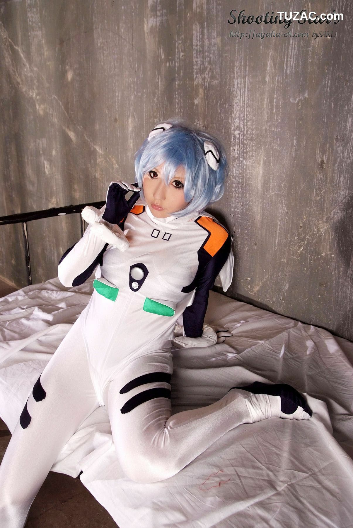 日本CosPlay_サク (绫香) 《Shinseiki Evangelion》Ayanami Rei 写真集[130P]