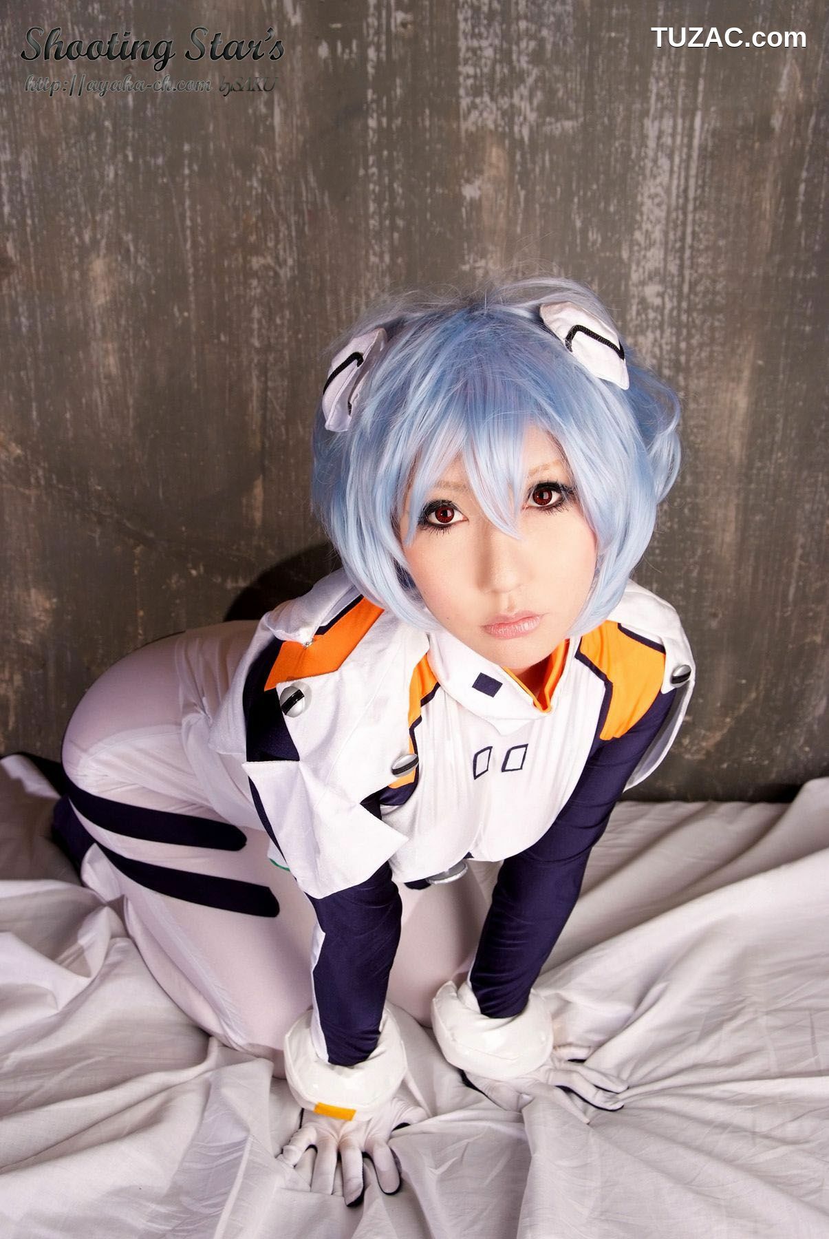 日本CosPlay_サク (绫香) 《Shinseiki Evangelion》Ayanami Rei 写真集[130P]