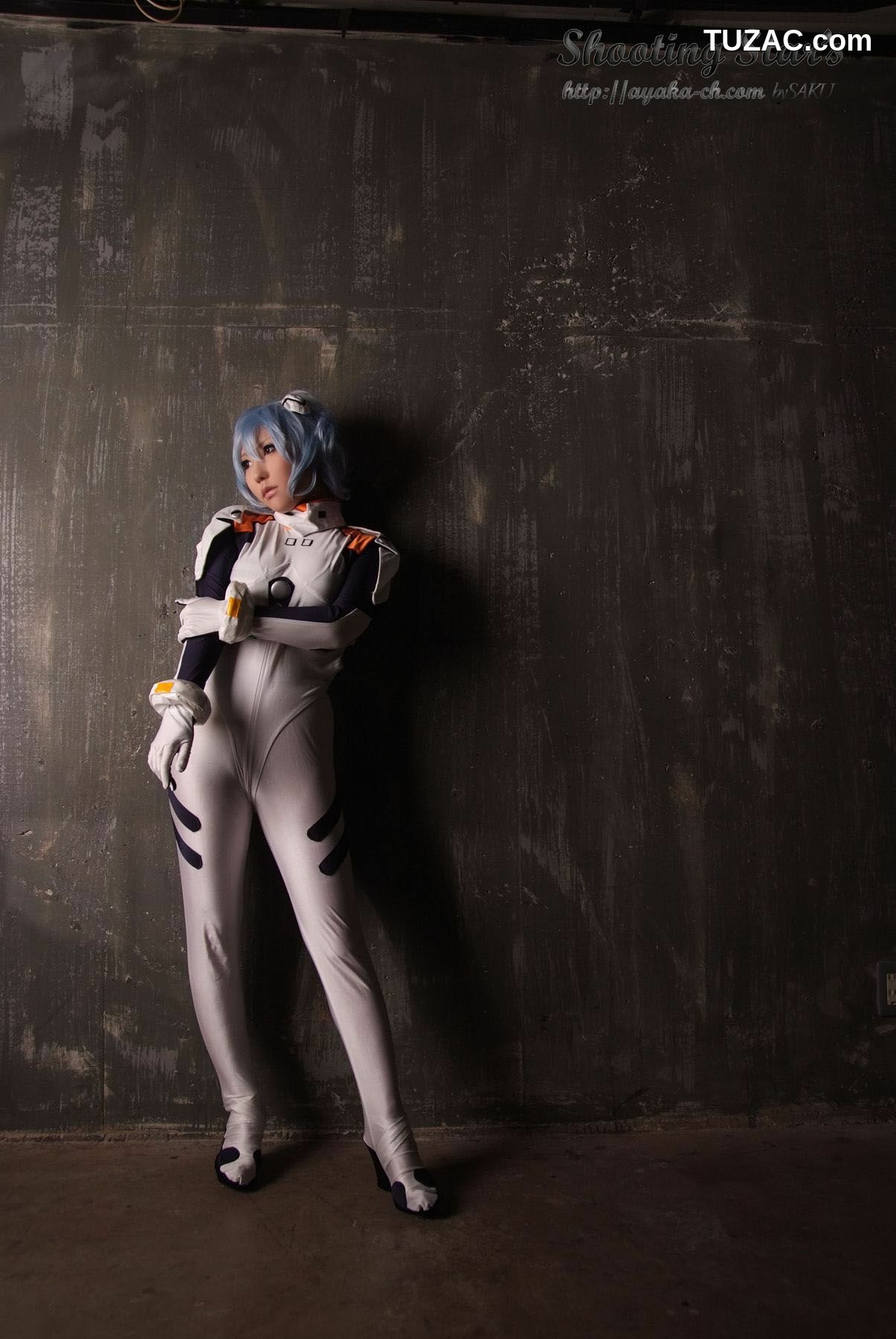 日本CosPlay_サク (绫香) 《Shinseiki Evangelion》Ayanami Rei 写真集[130P]