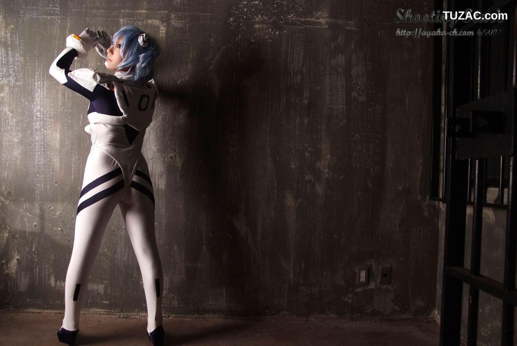 日本CosPlay_サク (绫香) 《Shinseiki Evangelion》Ayanami Rei 写真集[130P]