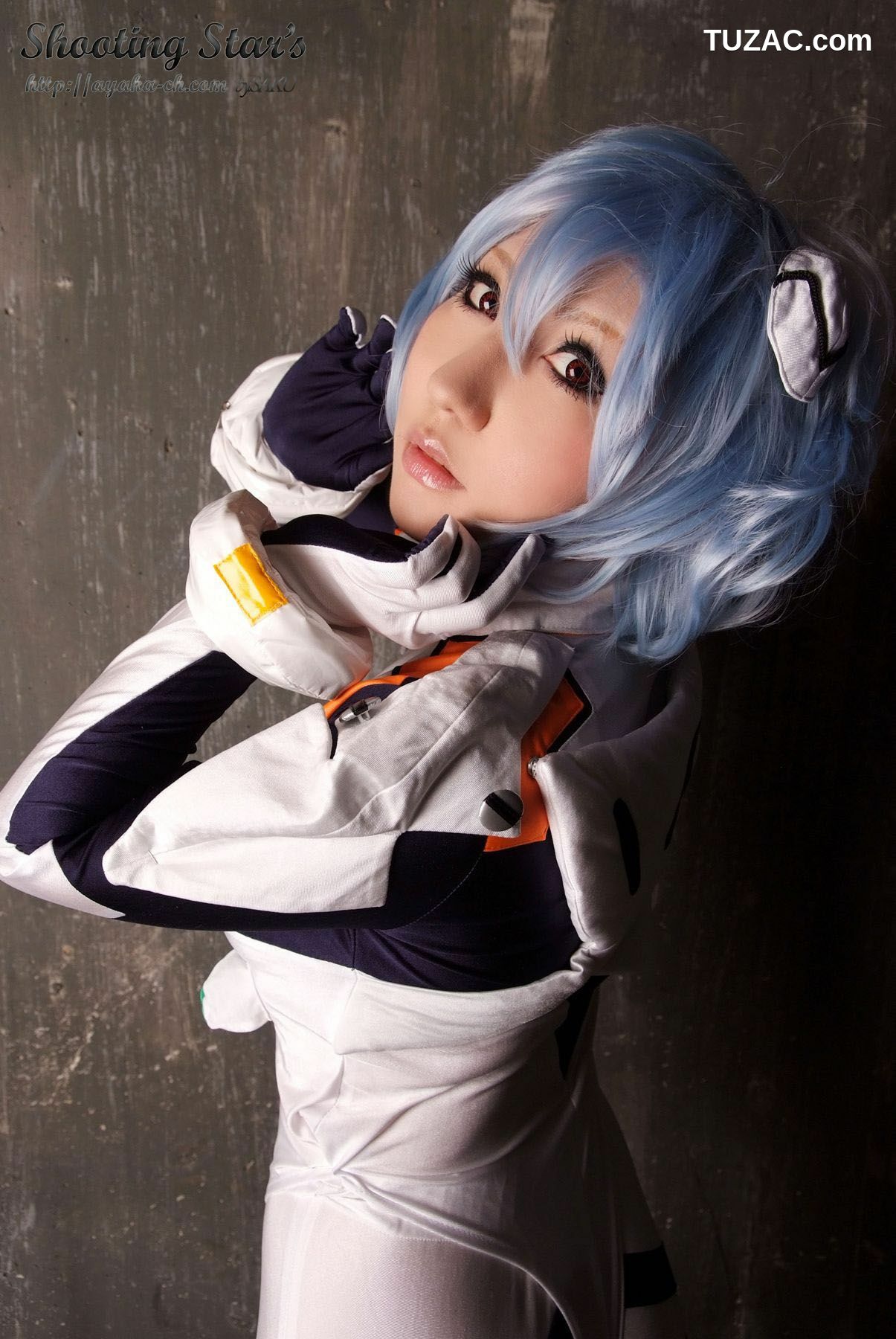 日本CosPlay_サク (绫香) 《Shinseiki Evangelion》Ayanami Rei 写真集[130P]