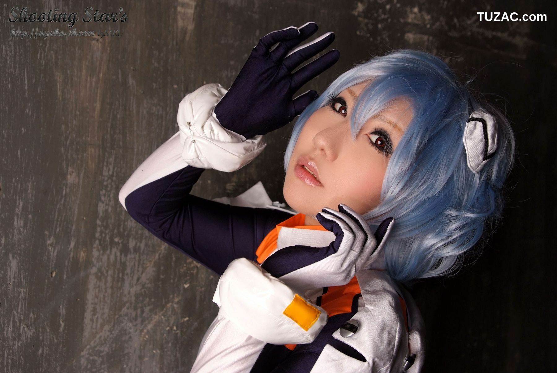 日本CosPlay_サク (绫香) 《Shinseiki Evangelion》Ayanami Rei 写真集[130P]