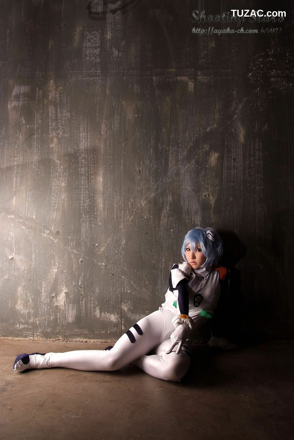 日本CosPlay_サク (绫香) 《Shinseiki Evangelion》Ayanami Rei 写真集[130P]