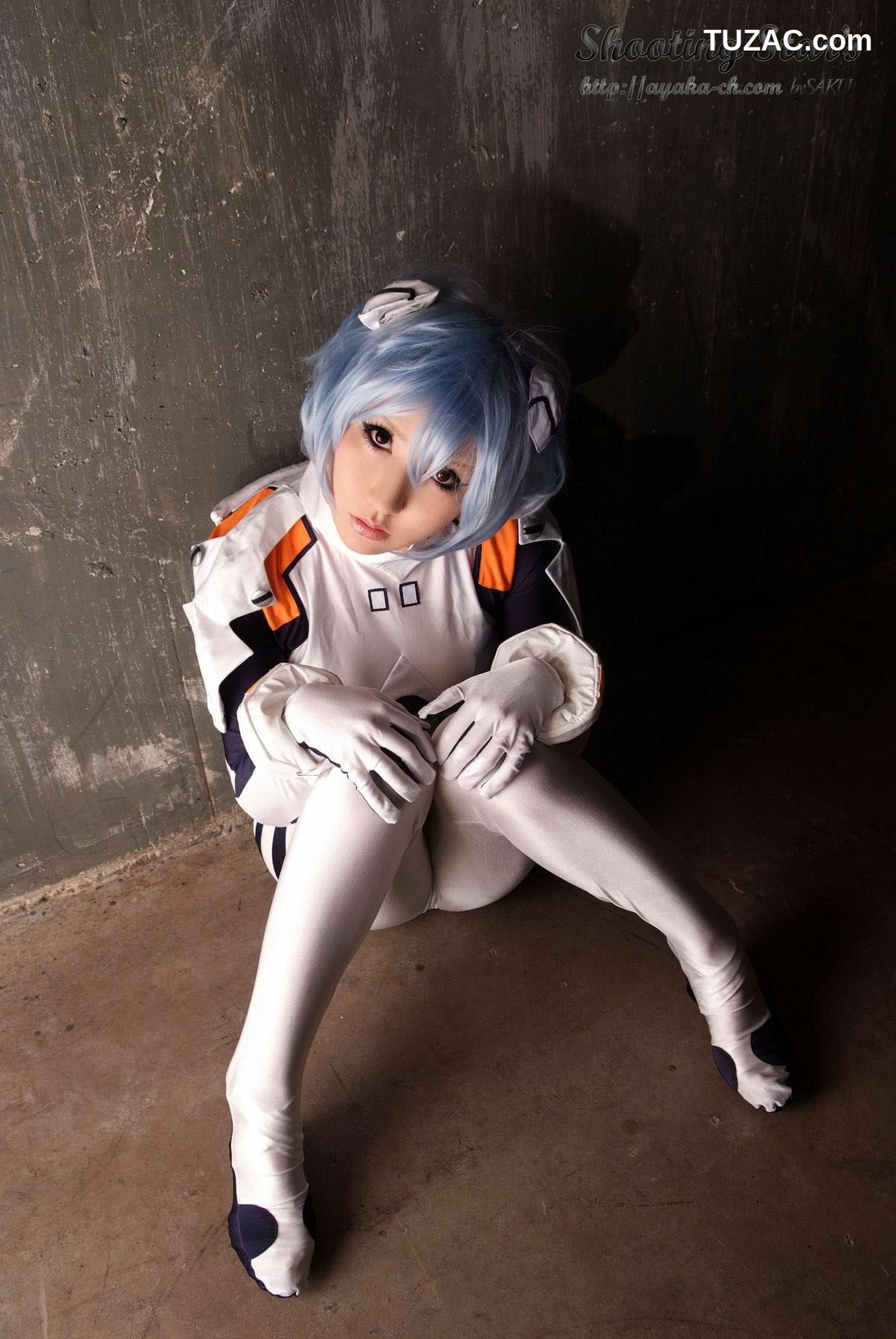 日本CosPlay_サク (绫香) 《Shinseiki Evangelion》Ayanami Rei 写真集[130P]