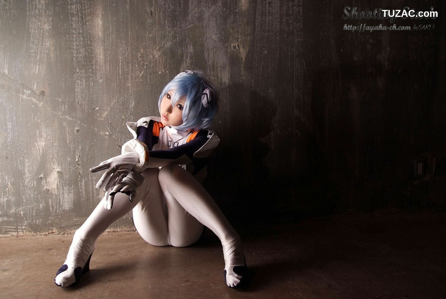 日本CosPlay_サク (绫香) 《Shinseiki Evangelion》Ayanami Rei 写真集[130P]