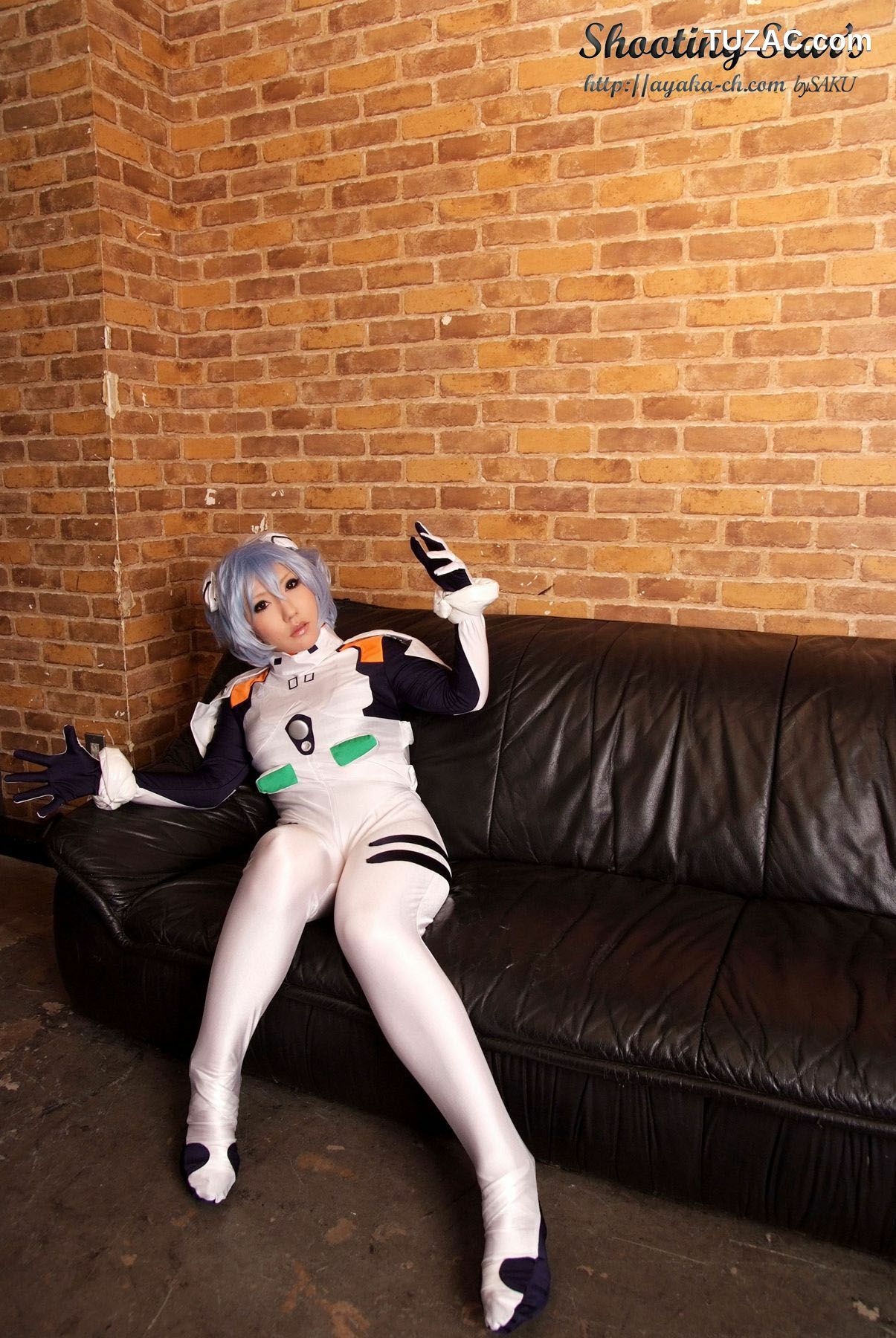 日本CosPlay_サク (绫香) 《Shinseiki Evangelion》Ayanami Rei 写真集[130P]