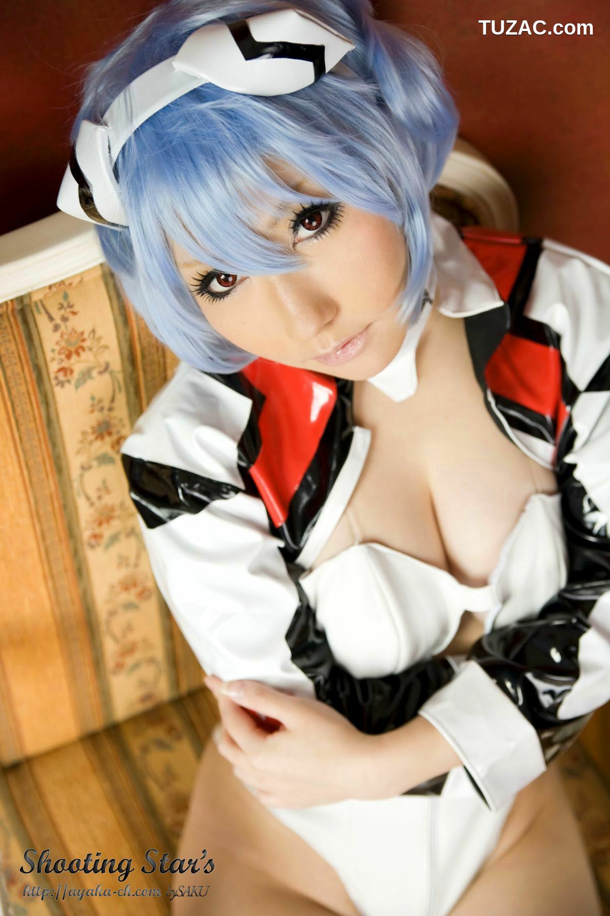 日本CosPlay_サク (绫香) 《Shinseiki Evangelion》Ayanami Rei 写真集[130P]