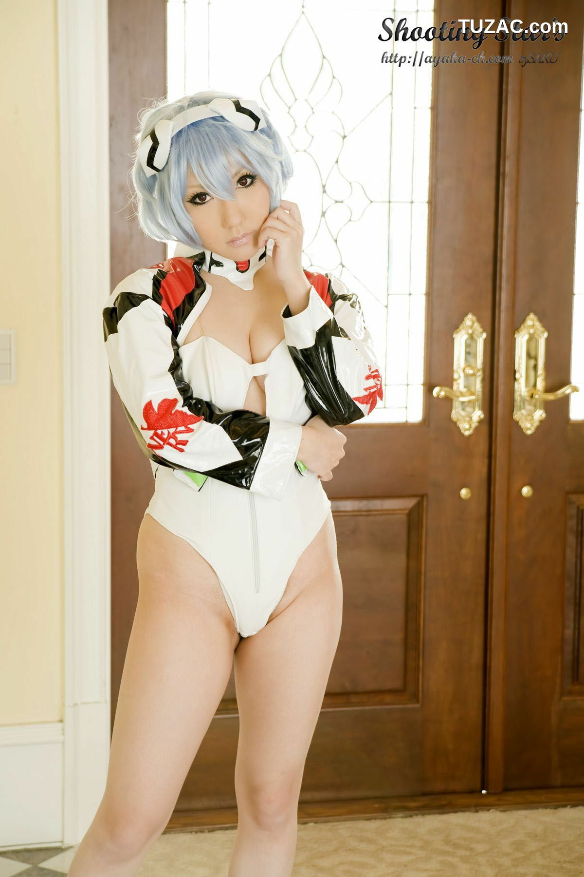 日本CosPlay_サク (绫香) 《Shinseiki Evangelion》Ayanami Rei 写真集[130P]