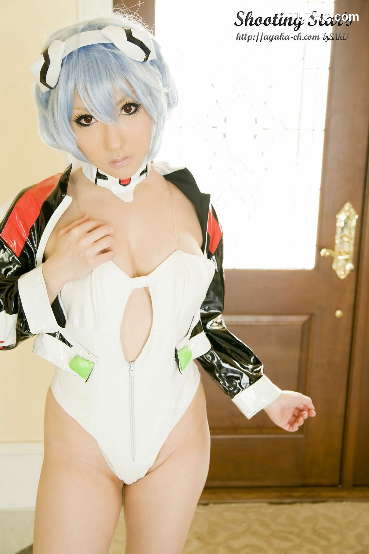 日本CosPlay_サク (绫香) 《Shinseiki Evangelion》Ayanami Rei 写真集[130P]