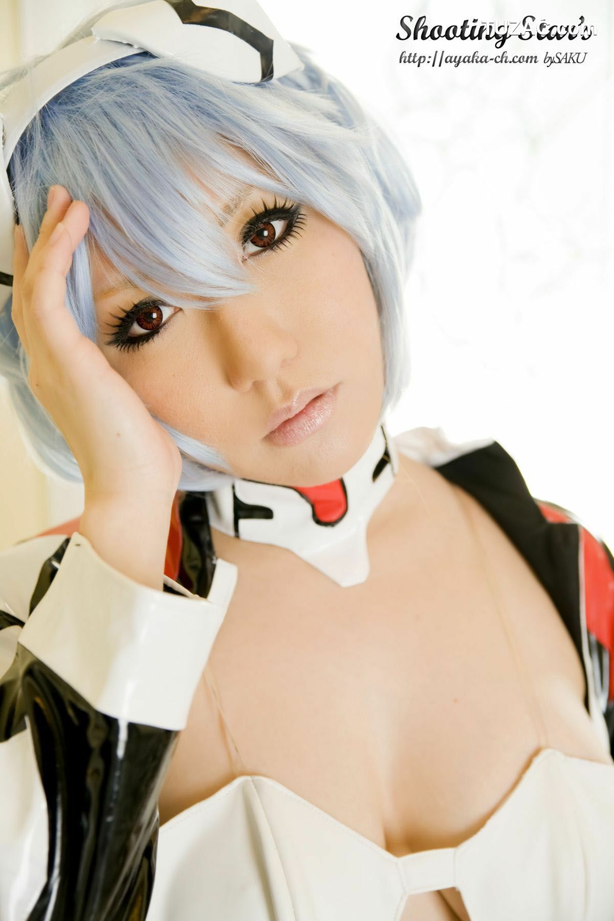 日本CosPlay_サク (绫香) 《Shinseiki Evangelion》Ayanami Rei 写真集[130P]