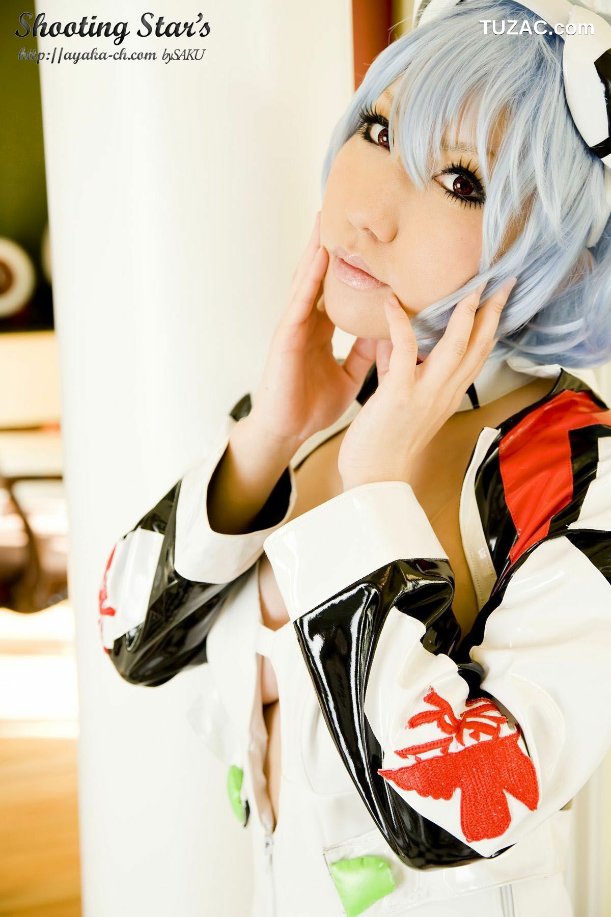 日本CosPlay_サク (绫香) 《Shinseiki Evangelion》Ayanami Rei 写真集[130P]