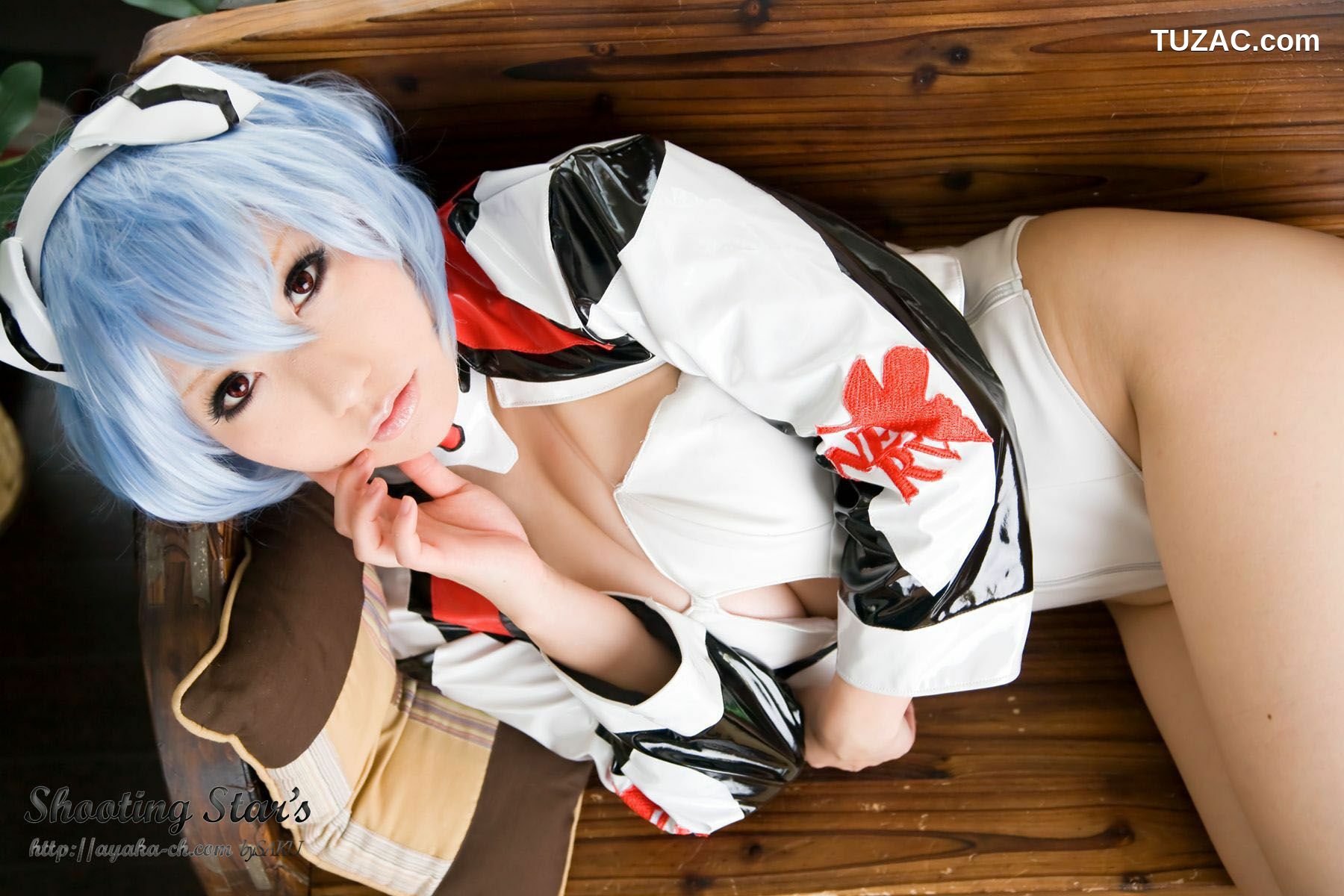 日本CosPlay_サク (绫香) 《Shinseiki Evangelion》Ayanami Rei 写真集[130P]