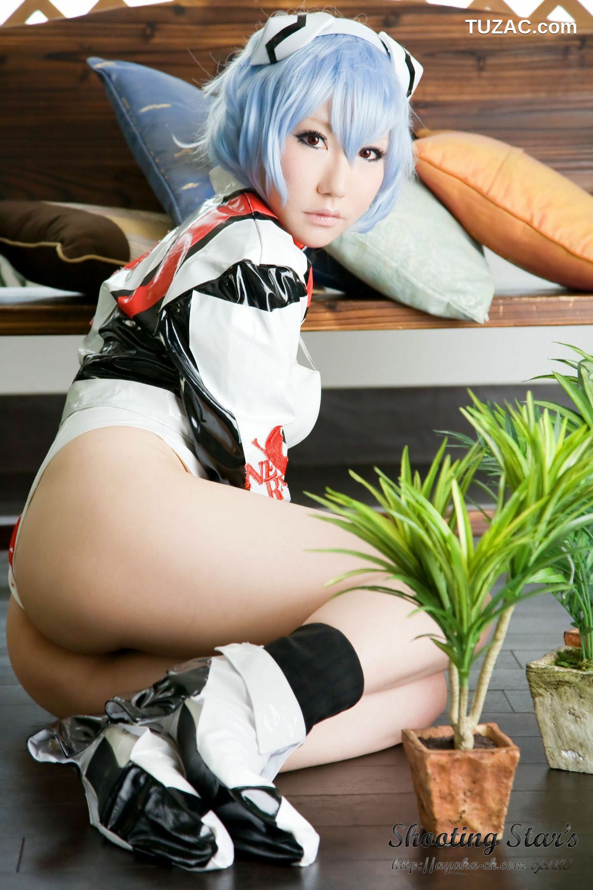 日本CosPlay_サク (绫香) 《Shinseiki Evangelion》Ayanami Rei 写真集[130P]