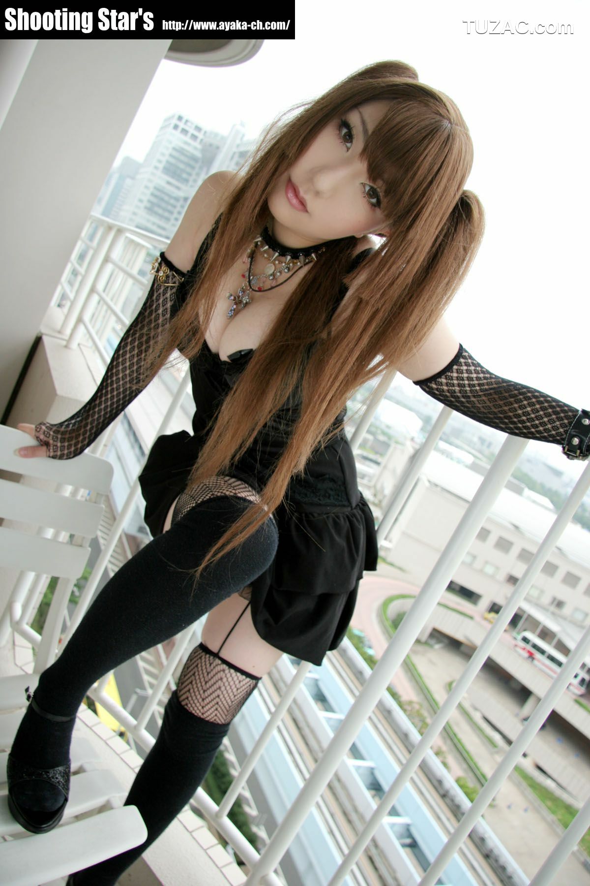 日本CosPlay_サク (绫香 Saku Ayaka) 《DEATH NOTE》Amane Misa(弥海砂) 写真集[118P]