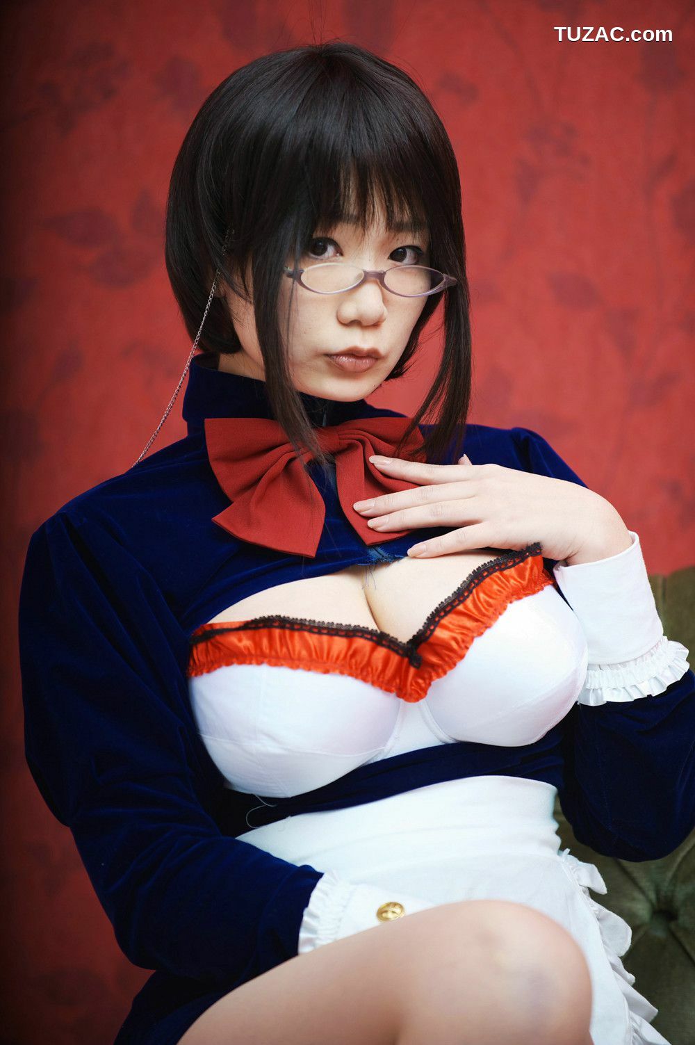 日本CosPlay_チョコボール向囲 《Unknown Character女仆眼镜娘》 写真集