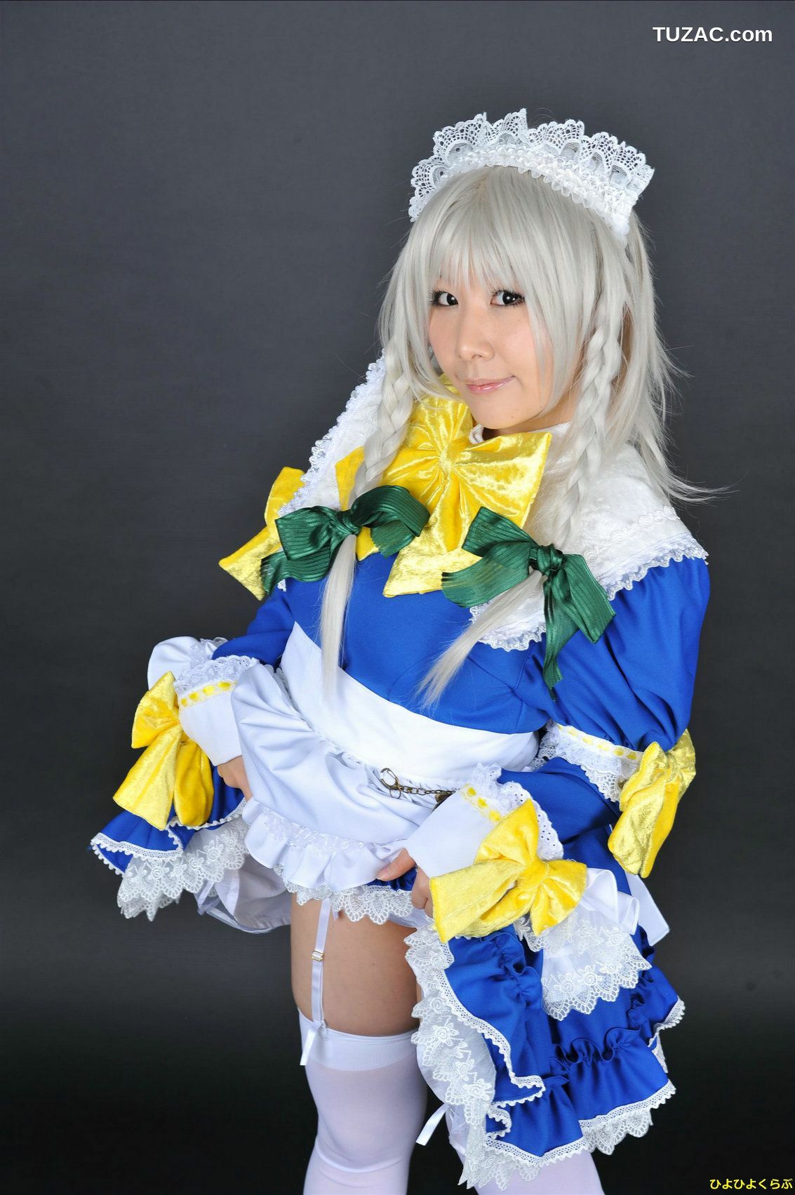 日本CosPlay_丹雫ひよ (Nishizuku Hiyo) 《東方Project》十六夜咲夜 写真集[100P]