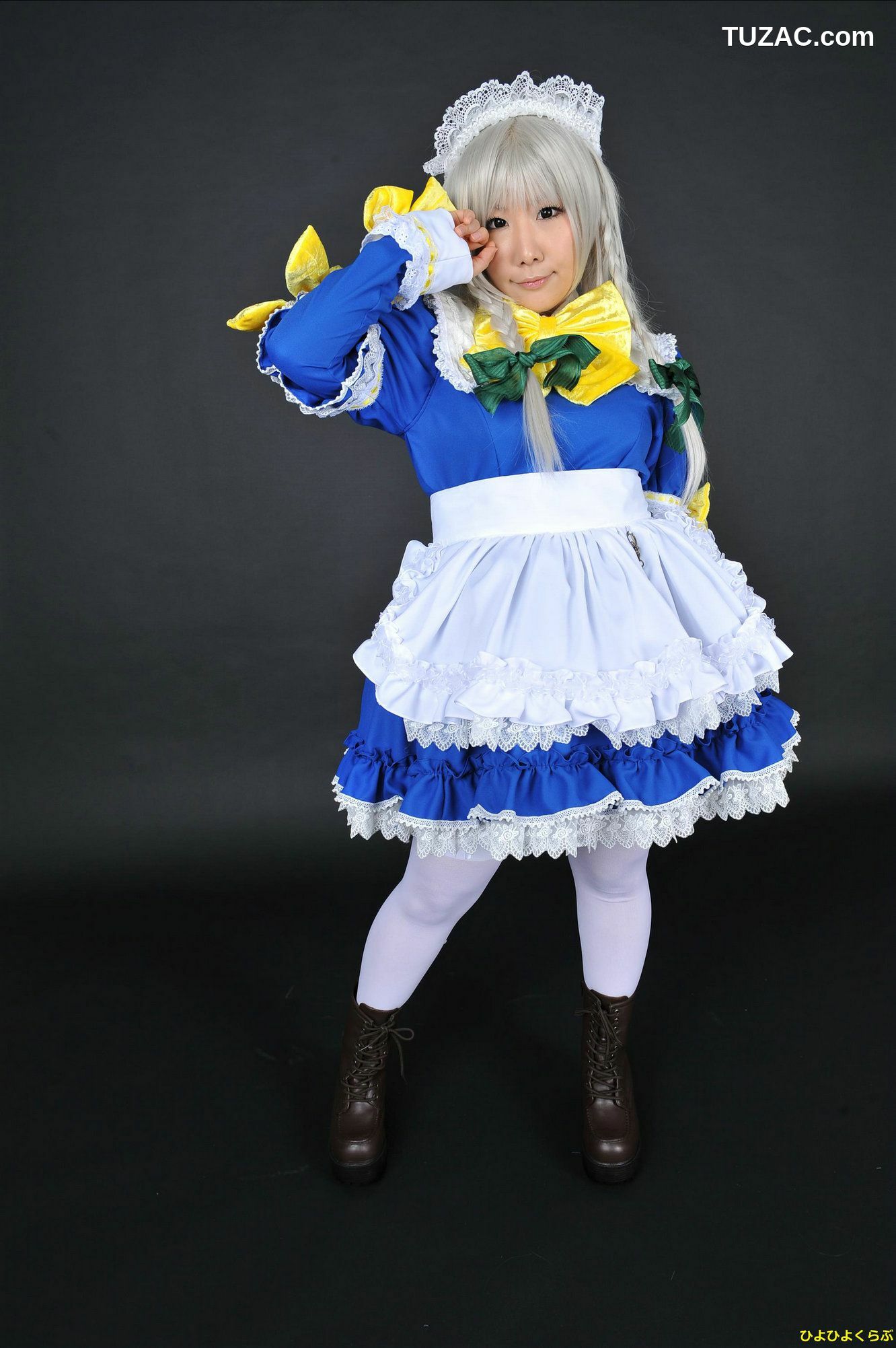 日本CosPlay_丹雫ひよ (Nishizuku Hiyo) 《東方Project》十六夜咲夜 写真集[100P]