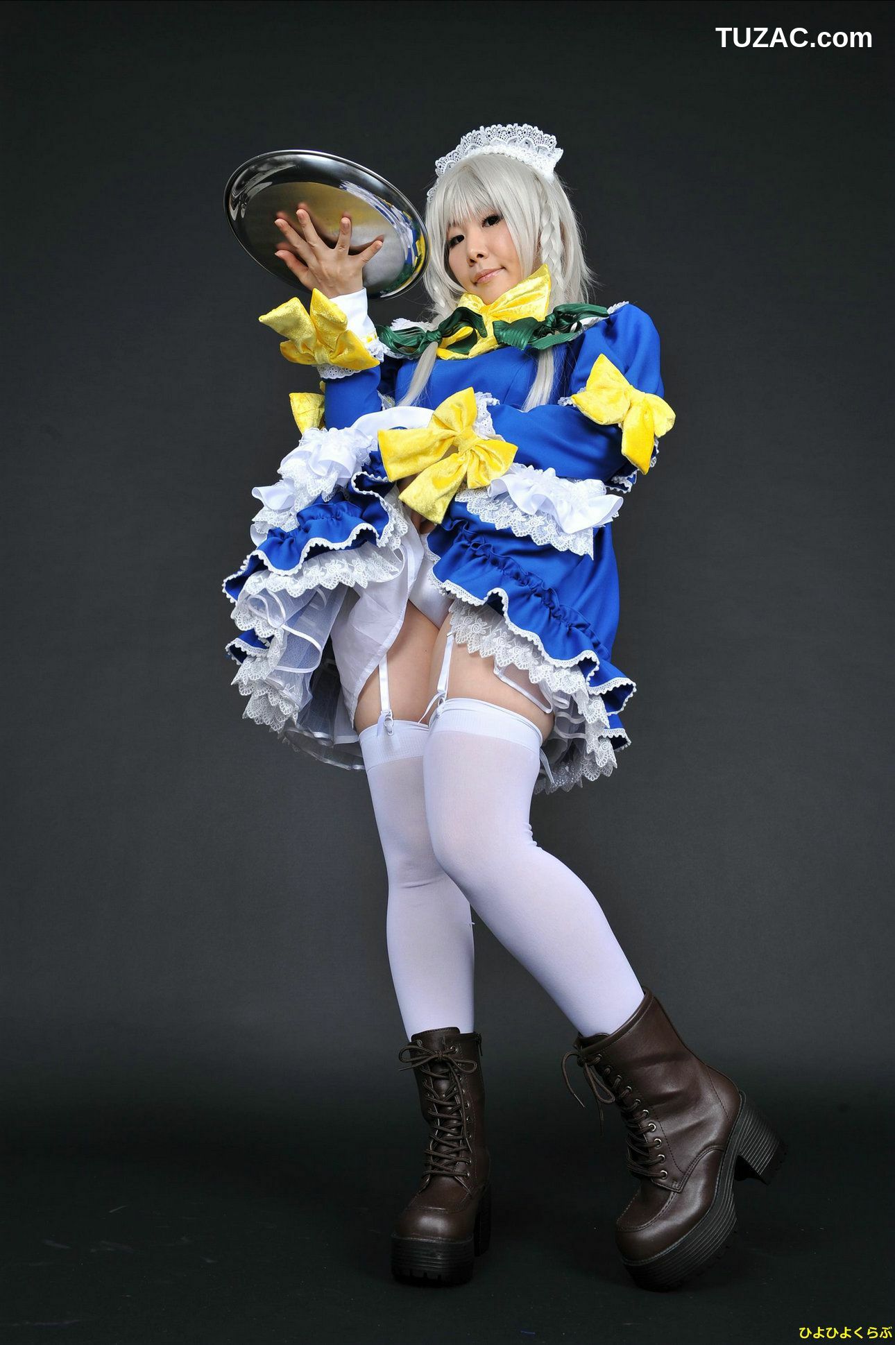 日本CosPlay_丹雫ひよ (Nishizuku Hiyo) 《東方Project》十六夜咲夜 写真集[100P]