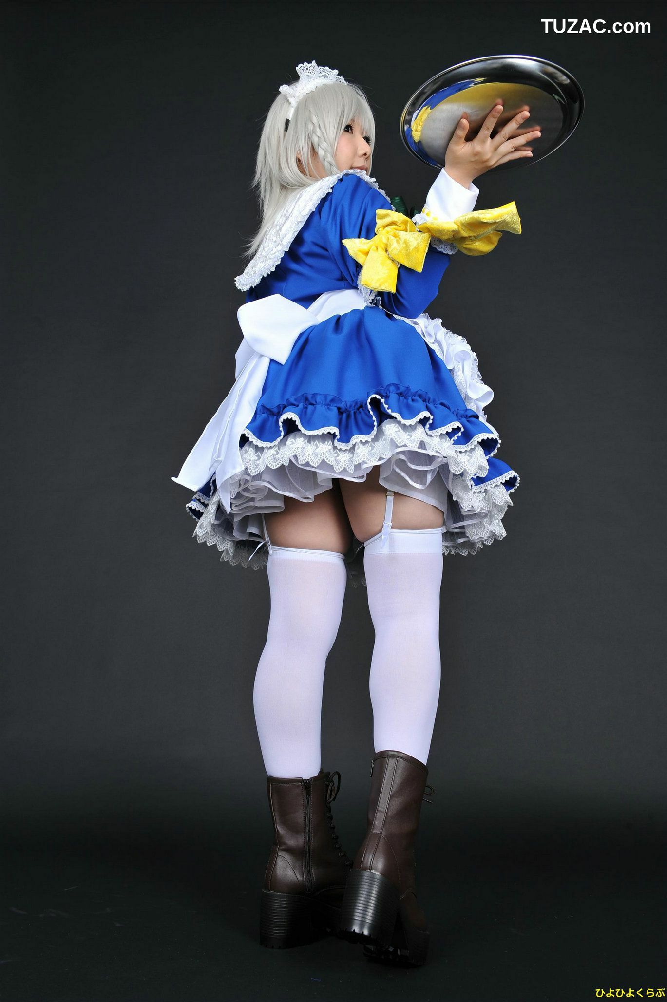 日本CosPlay_丹雫ひよ (Nishizuku Hiyo) 《東方Project》十六夜咲夜 写真集[100P]