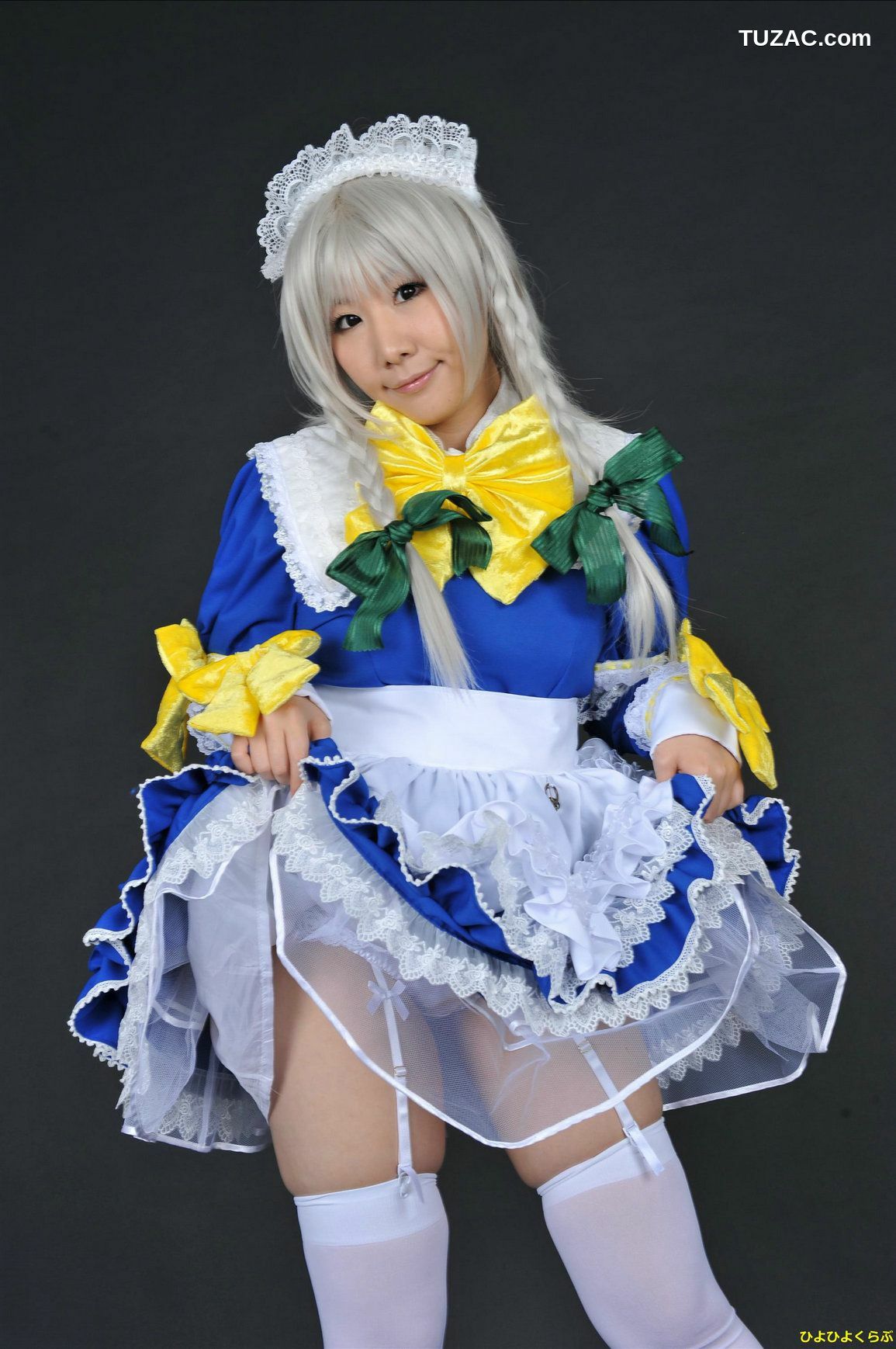 日本CosPlay_丹雫ひよ (Nishizuku Hiyo) 《東方Project》十六夜咲夜 写真集[100P]