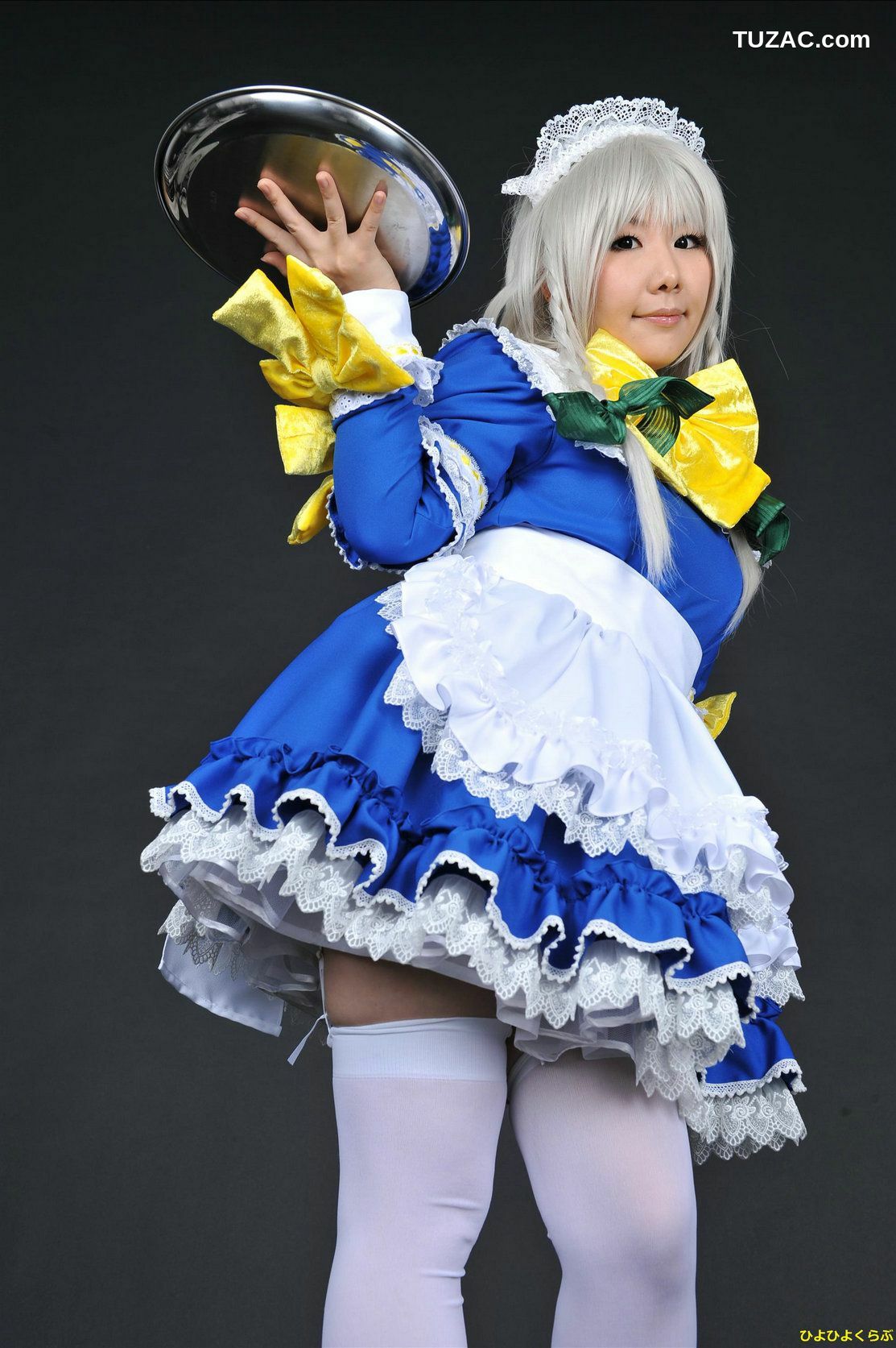 日本CosPlay_丹雫ひよ (Nishizuku Hiyo) 《東方Project》十六夜咲夜 写真集[100P]