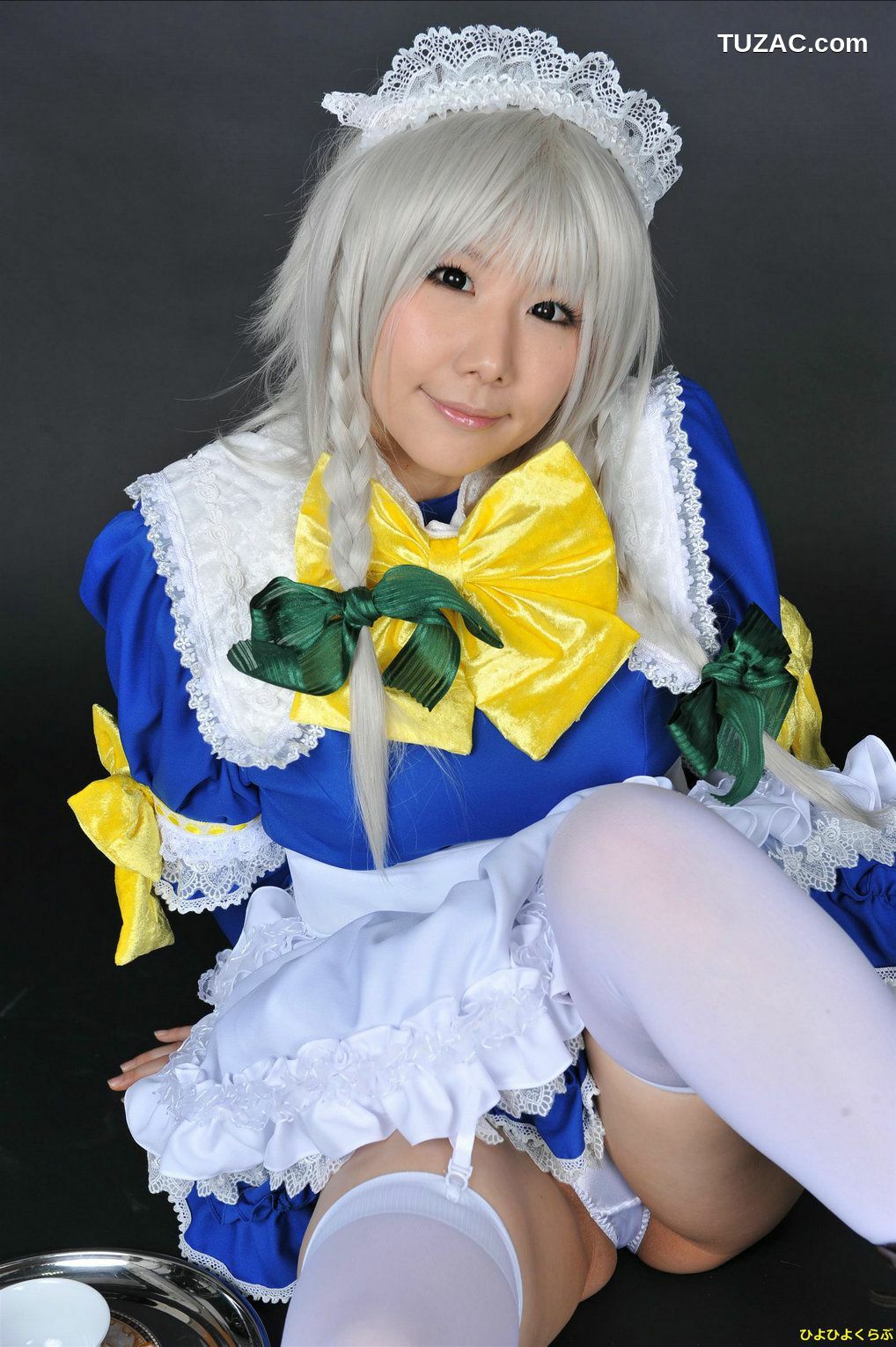 日本CosPlay_丹雫ひよ (Nishizuku Hiyo) 《東方Project》十六夜咲夜 写真集[100P]