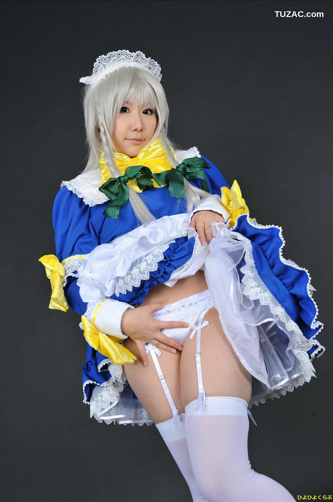 日本CosPlay_丹雫ひよ (Nishizuku Hiyo) 《東方Project》十六夜咲夜 写真集[100P]