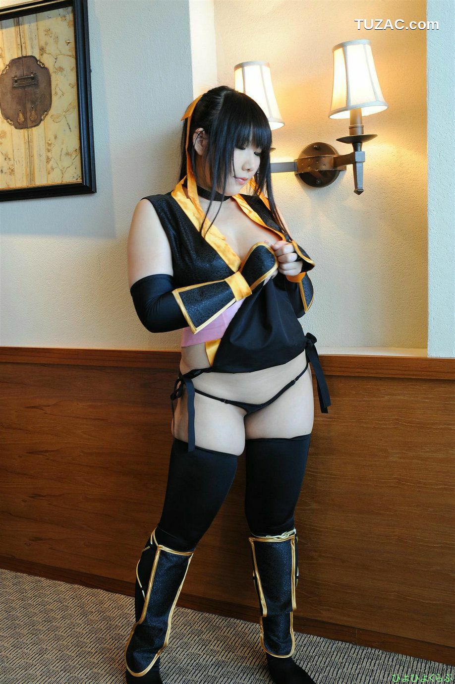 日本CosPlay_丹雫ひよ 《DEAD OR ALIVE》霞 Kasumi パート 3 写真集[100P]