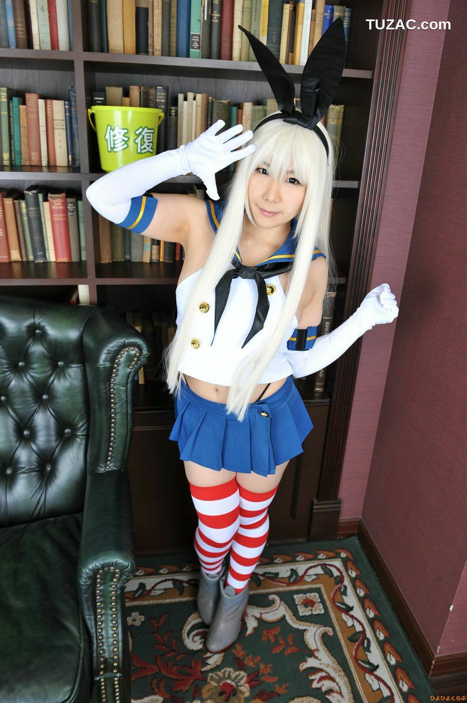 日本CosPlay_丹雫ひよ 《Petit Charm Fleur - Cancoll Simakaze》  写真集[100P]