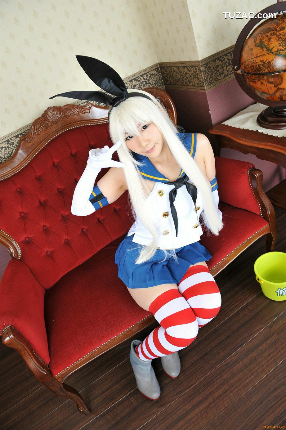 日本CosPlay_丹雫ひよ 《Petit Charm Fleur - Cancoll Simakaze》  写真集[100P]