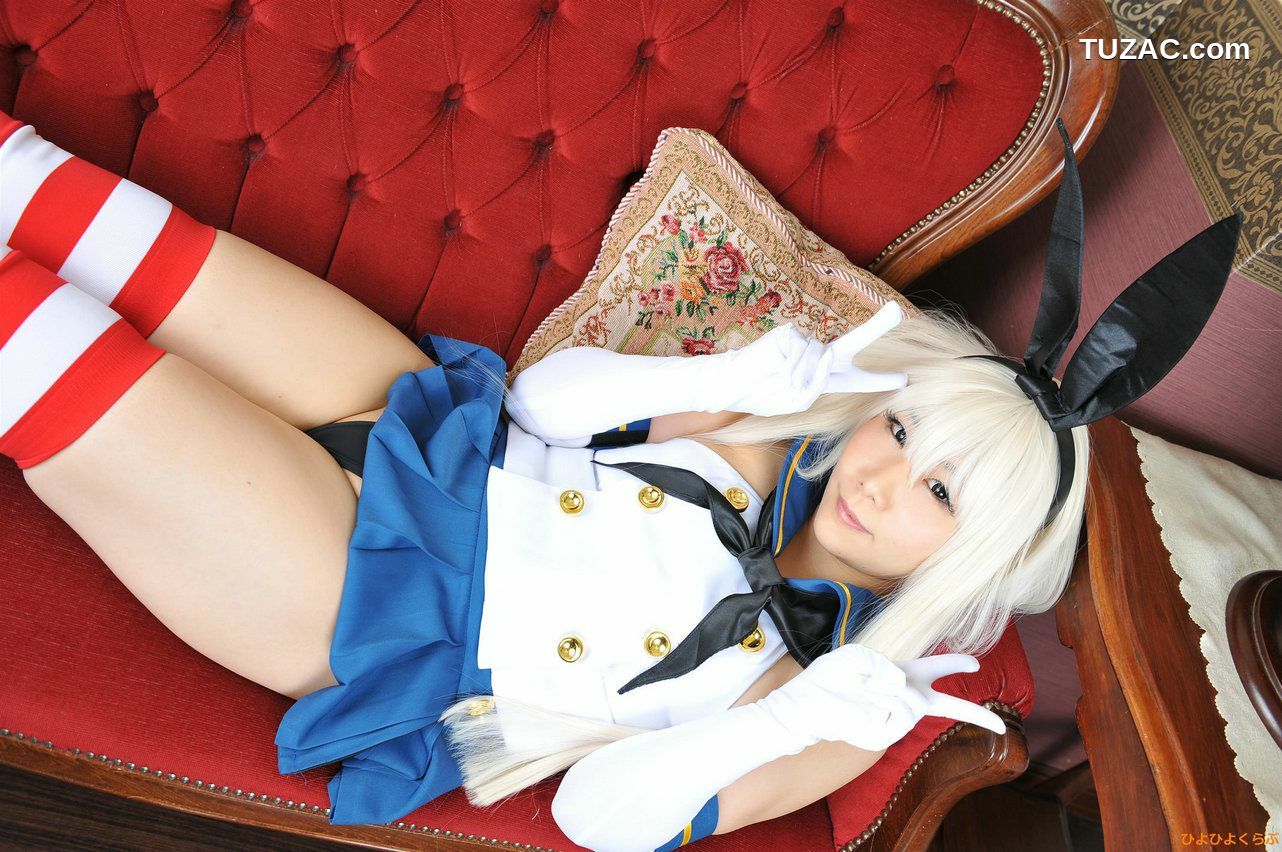 日本CosPlay_丹雫ひよ 《Petit Charm Fleur - Cancoll Simakaze》  写真集[100P]