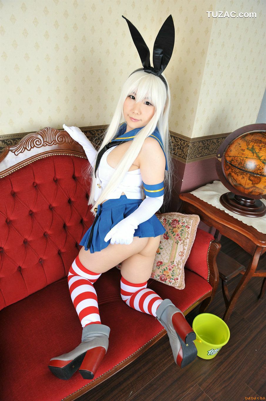 日本CosPlay_丹雫ひよ 《Petit Charm Fleur - Cancoll Simakaze》  写真集[100P]