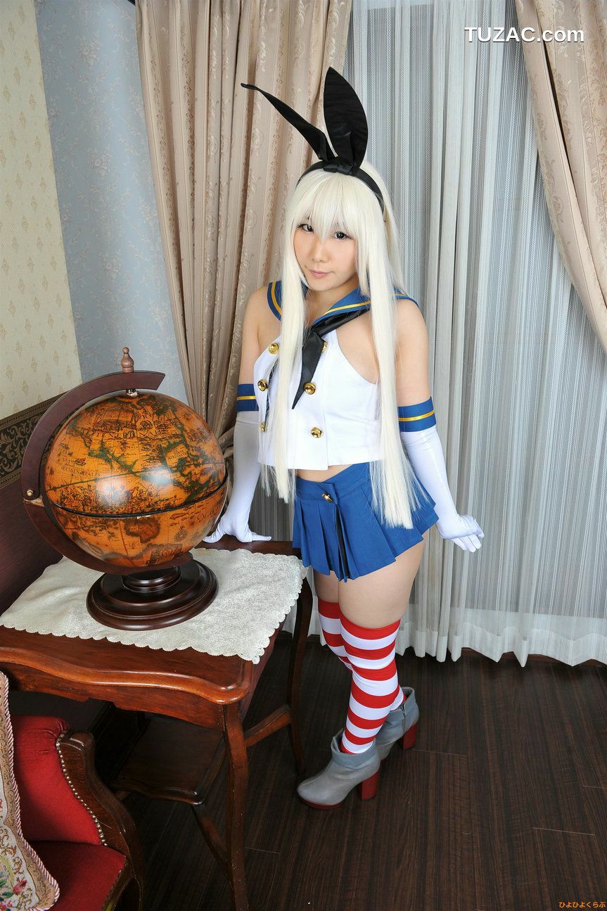 日本CosPlay_丹雫ひよ 《Petit Charm Fleur - Cancoll Simakaze》  写真集[100P]