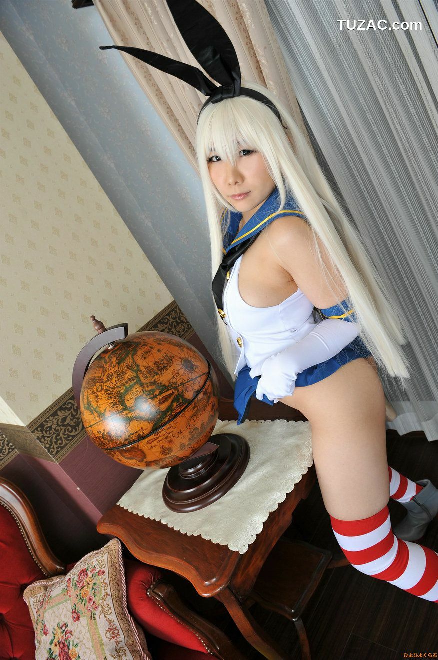 日本CosPlay_丹雫ひよ 《Petit Charm Fleur - Cancoll Simakaze》  写真集[100P]