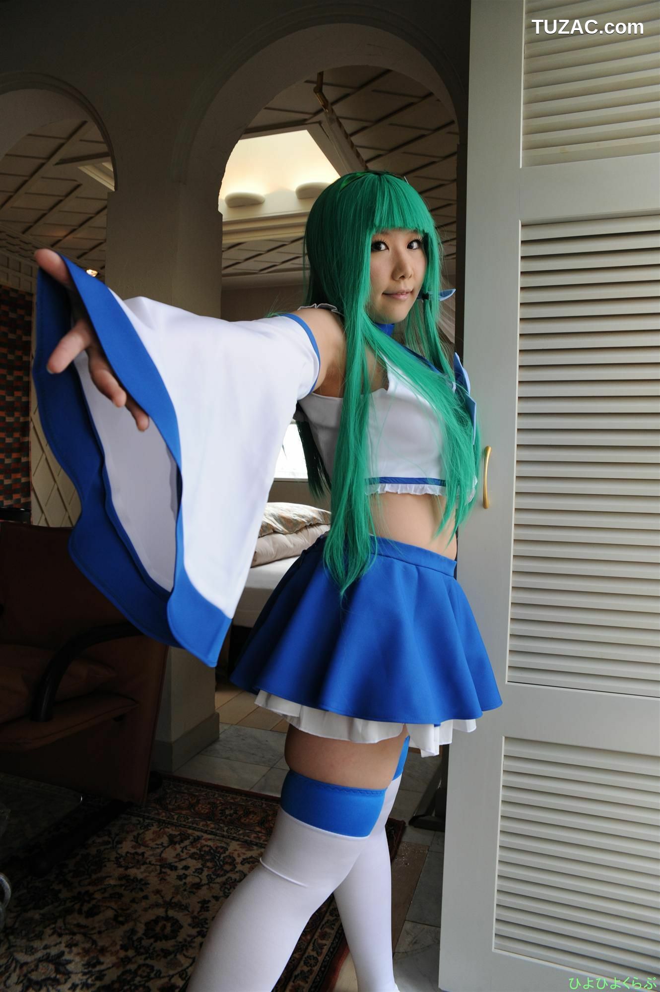 日本CosPlay_丹雫ひよ 《Touhou Project》Kochiya Sanae まじかるさなえちゃん  写真集[55P]