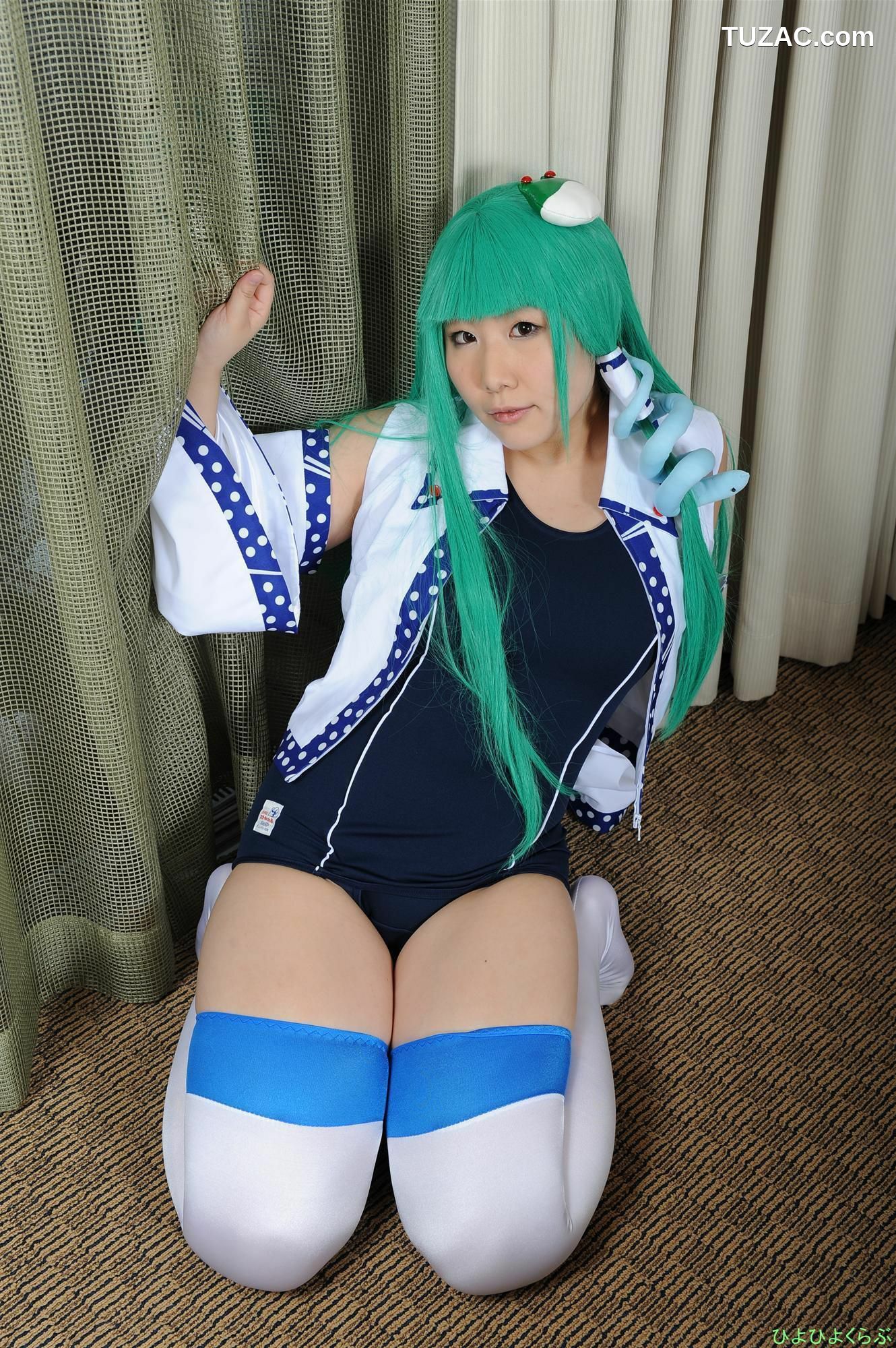 日本CosPlay_丹雫ひよ 《Touhou Project》Kochiya Sanae 早苗ちゃん  写真集[100P]