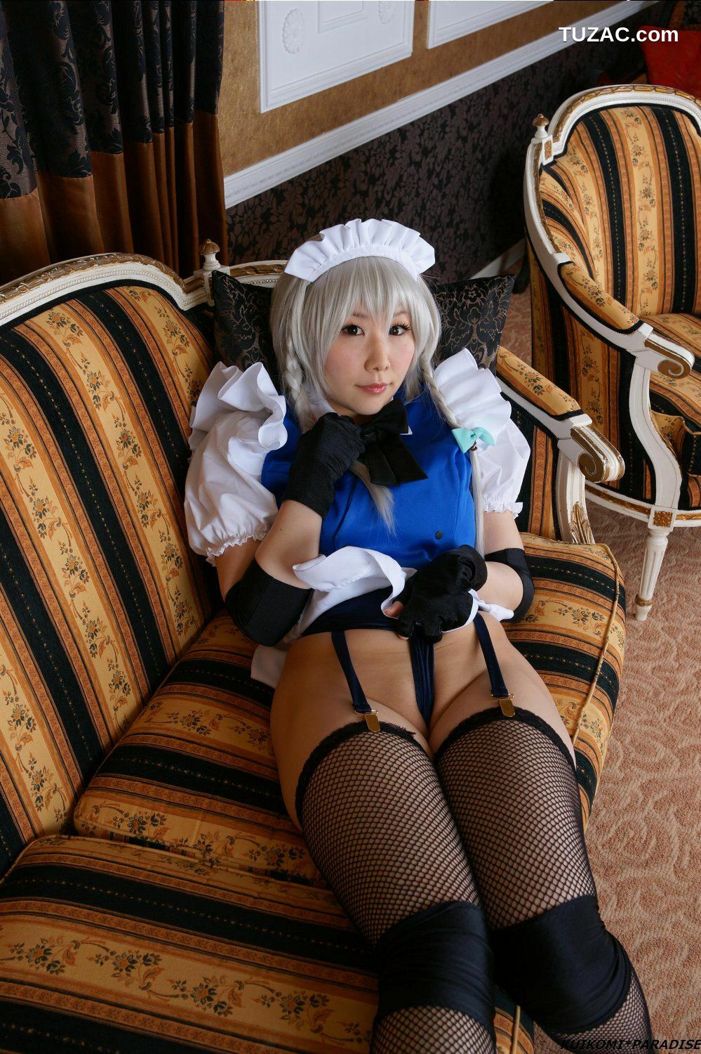 日本CosPlay_丹雫ひよ 《東方Project》Izayoi Sakuya(十六夜咲夜)  写真集[120P]
