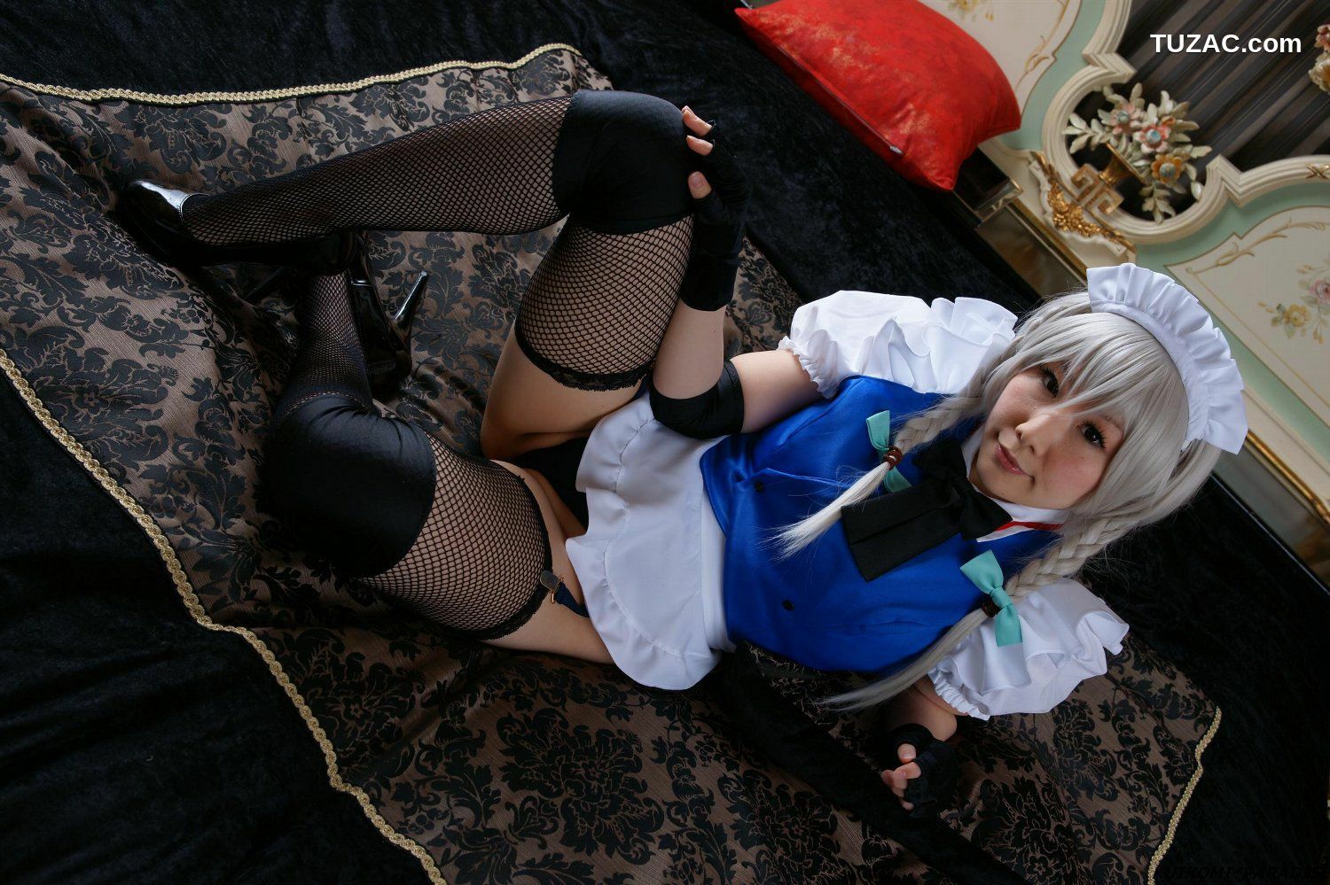 日本CosPlay_丹雫ひよ 《東方Project》Izayoi Sakuya(十六夜咲夜)  写真集[120P]