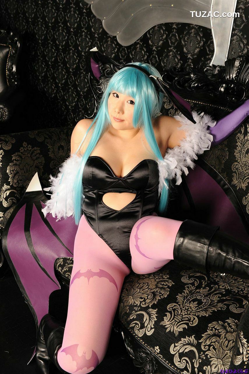 日本CosPlay_丹雫ひよ《Vampire》Morrigan Aensland  写真集[100P]