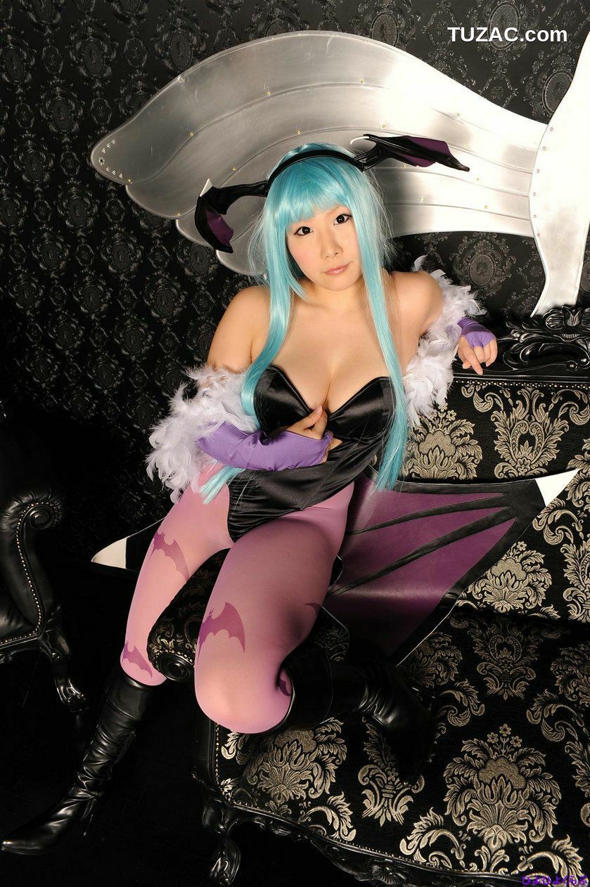 日本CosPlay_丹雫ひよ《Vampire》Morrigan Aensland  写真集[100P]