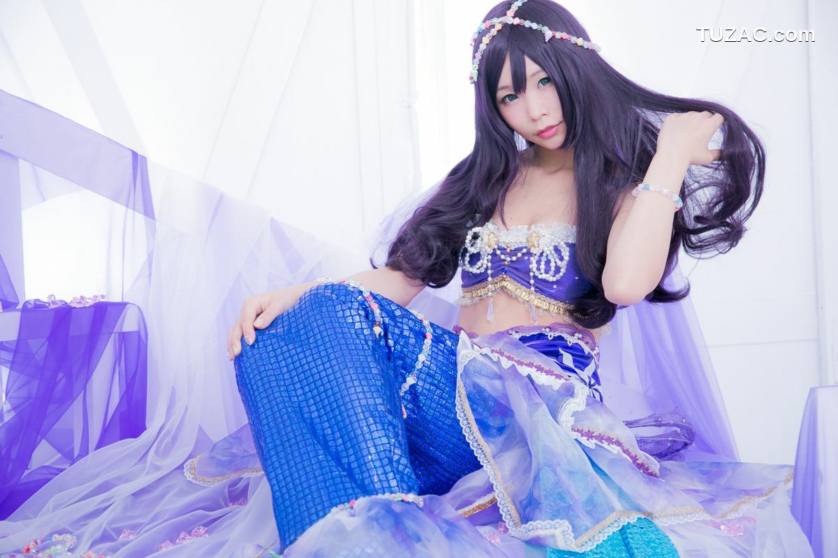 日本CosPlay_五木昶《Love Live!》園田海未 mermaid 写真集[100P]