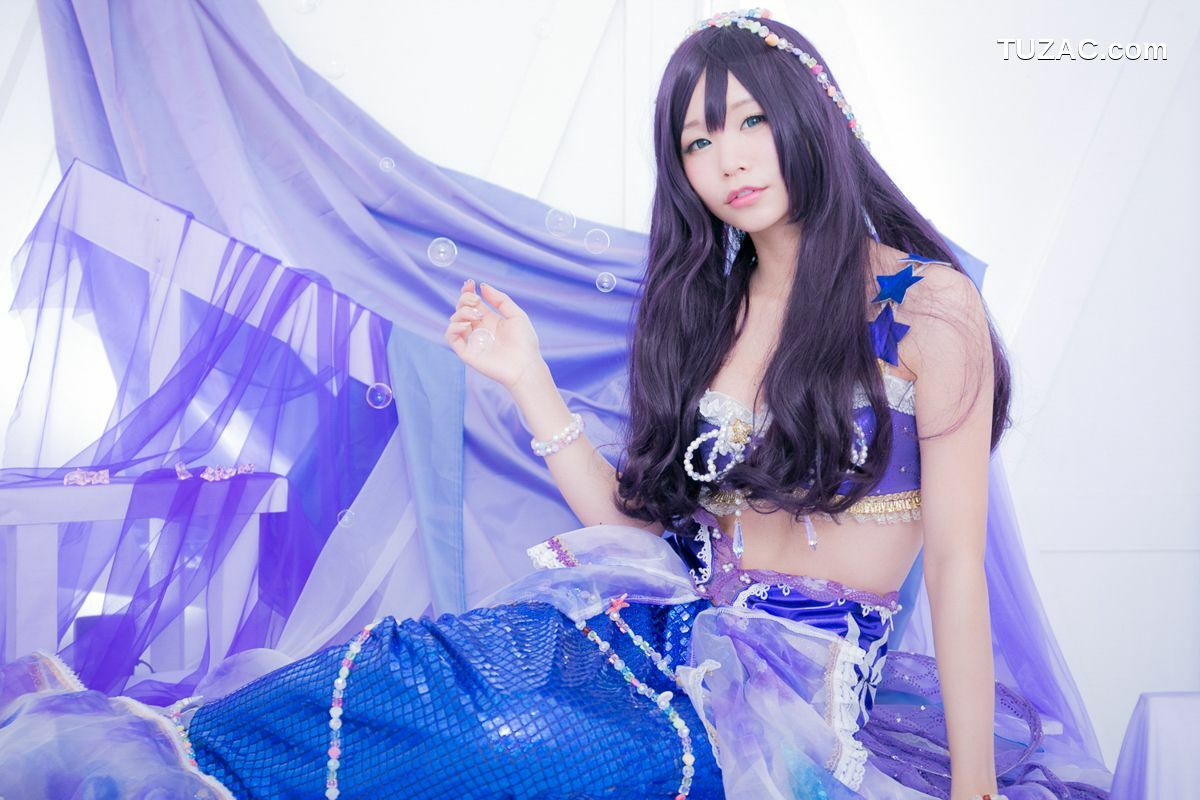 日本CosPlay_五木昶《Love Live!》園田海未 mermaid 写真集[100P]