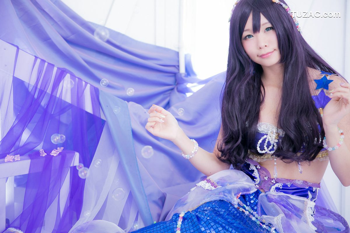日本CosPlay_五木昶《Love Live!》園田海未 mermaid 写真集[100P]