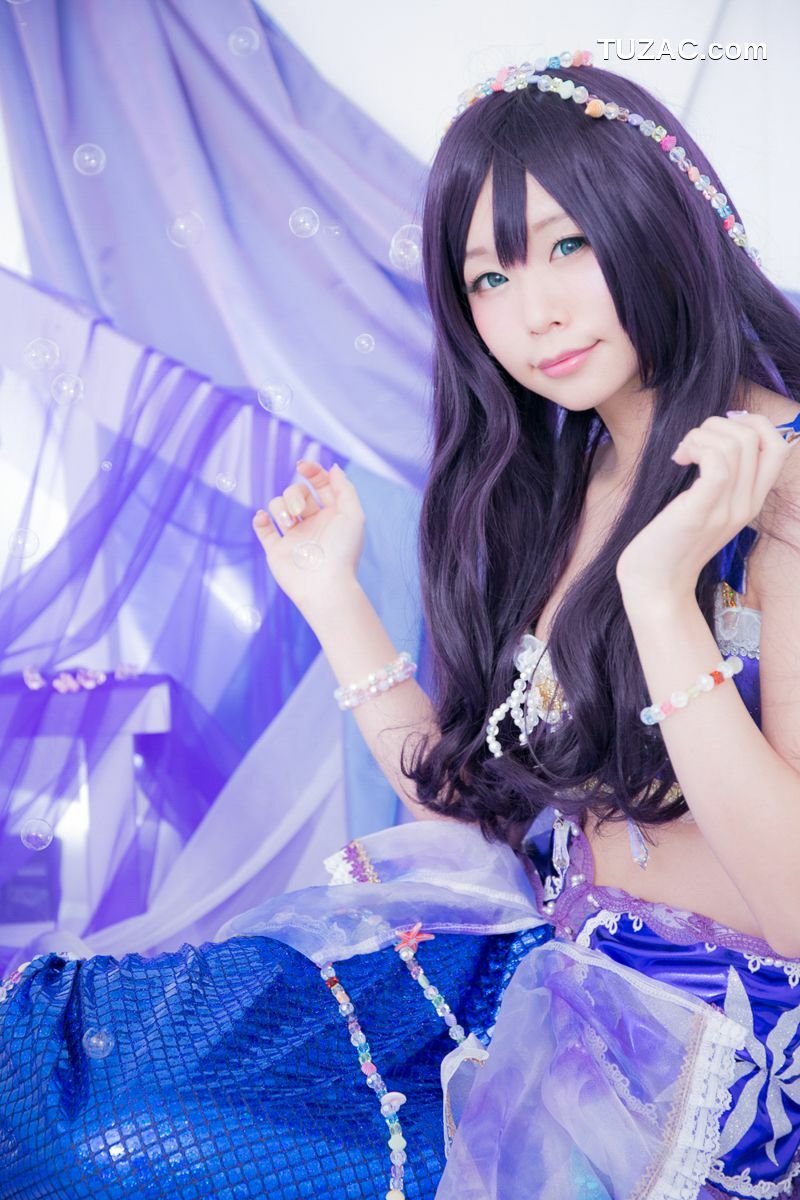 日本CosPlay_五木昶《Love Live!》園田海未 mermaid 写真集[100P]